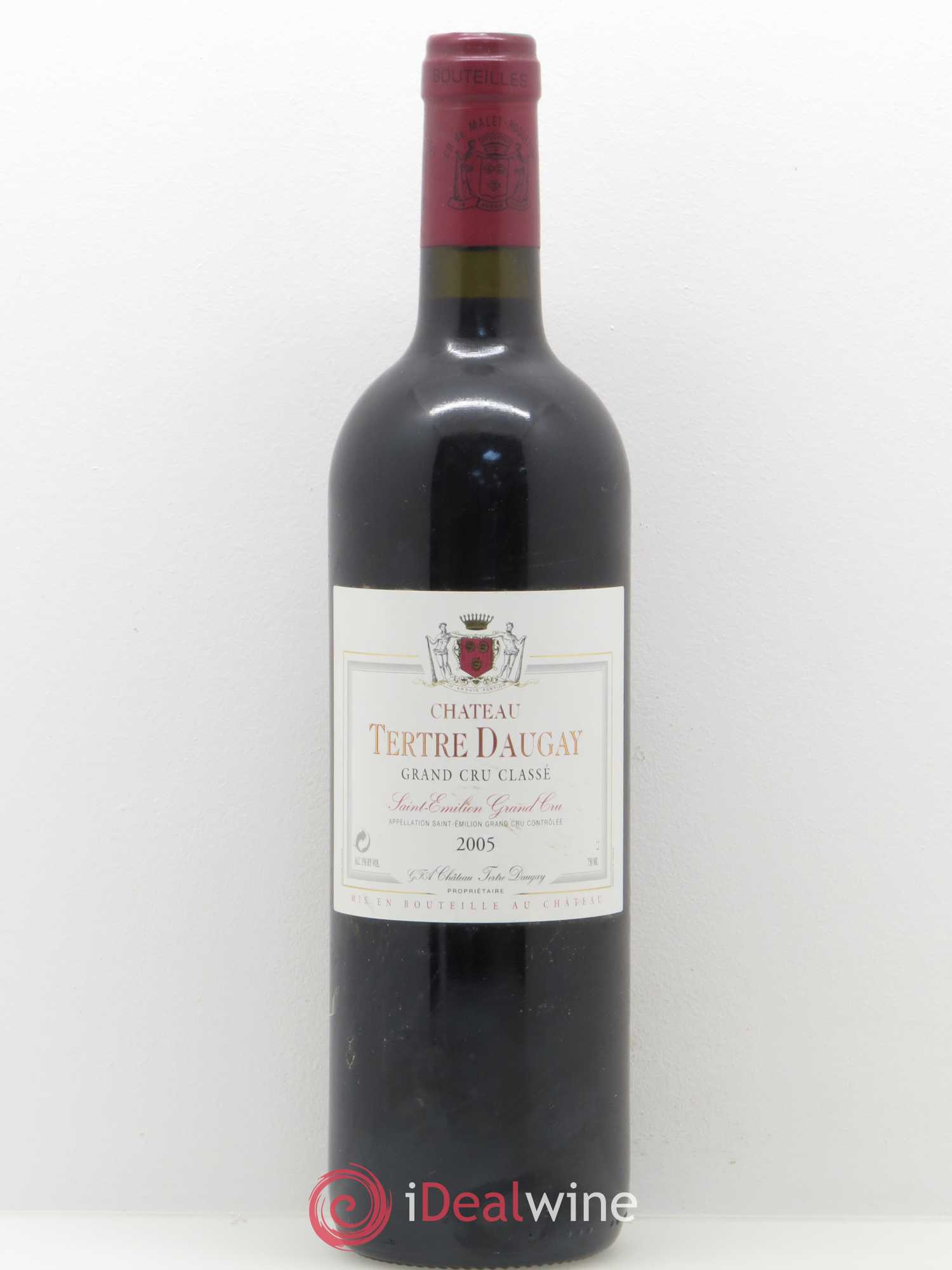 Château Tertre Daugay Grand Cru Classé 2005 - Lot de 1 bouteille - 0