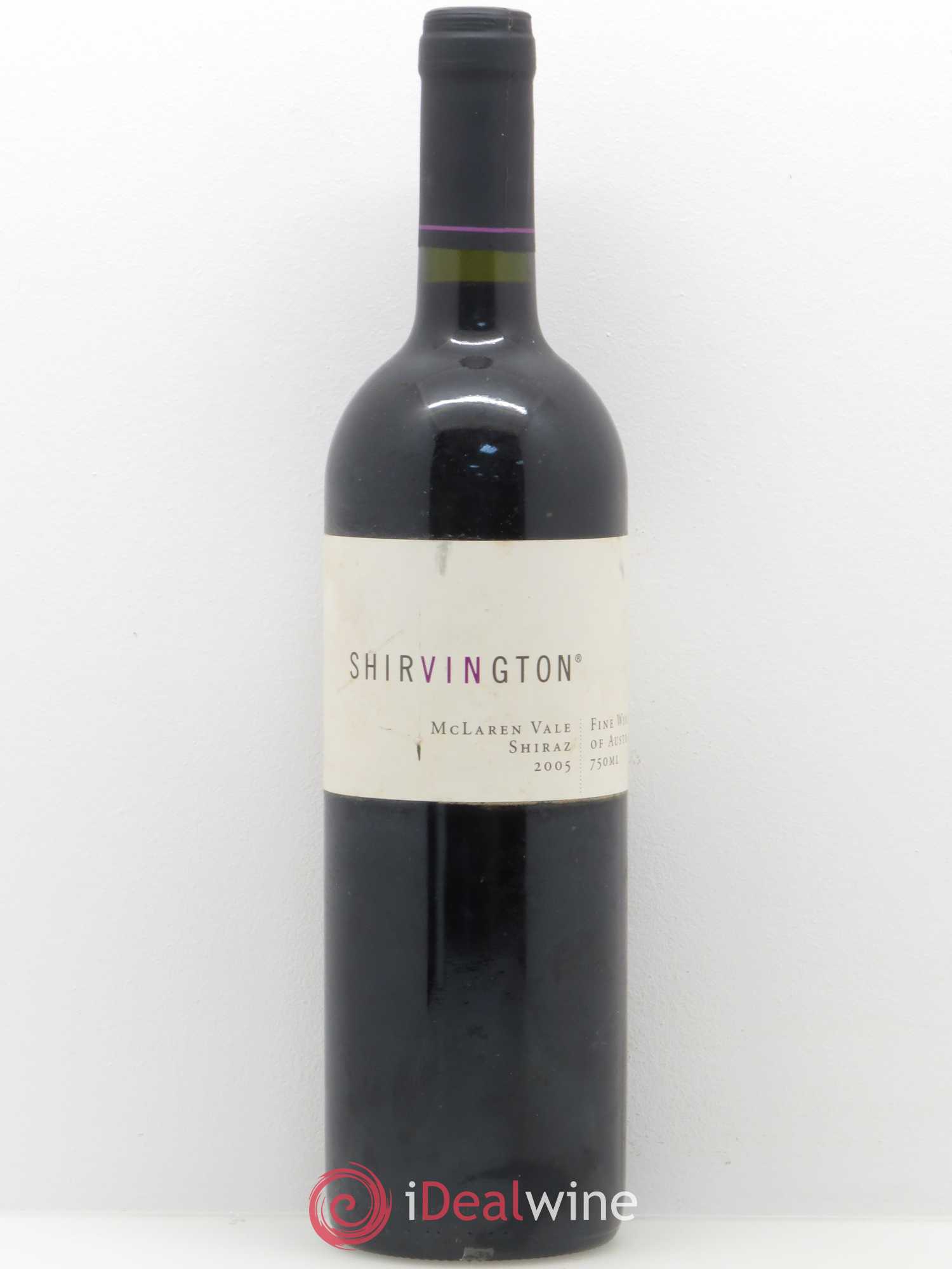 Australie Shirvington shiraz 2005 - Posten von 1 Flasche - 0