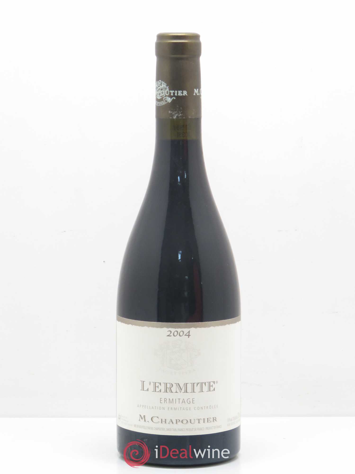 Hermitage Ermitage l'Ermite Chapoutier 2004 - Lot de 1 bouteille - 0