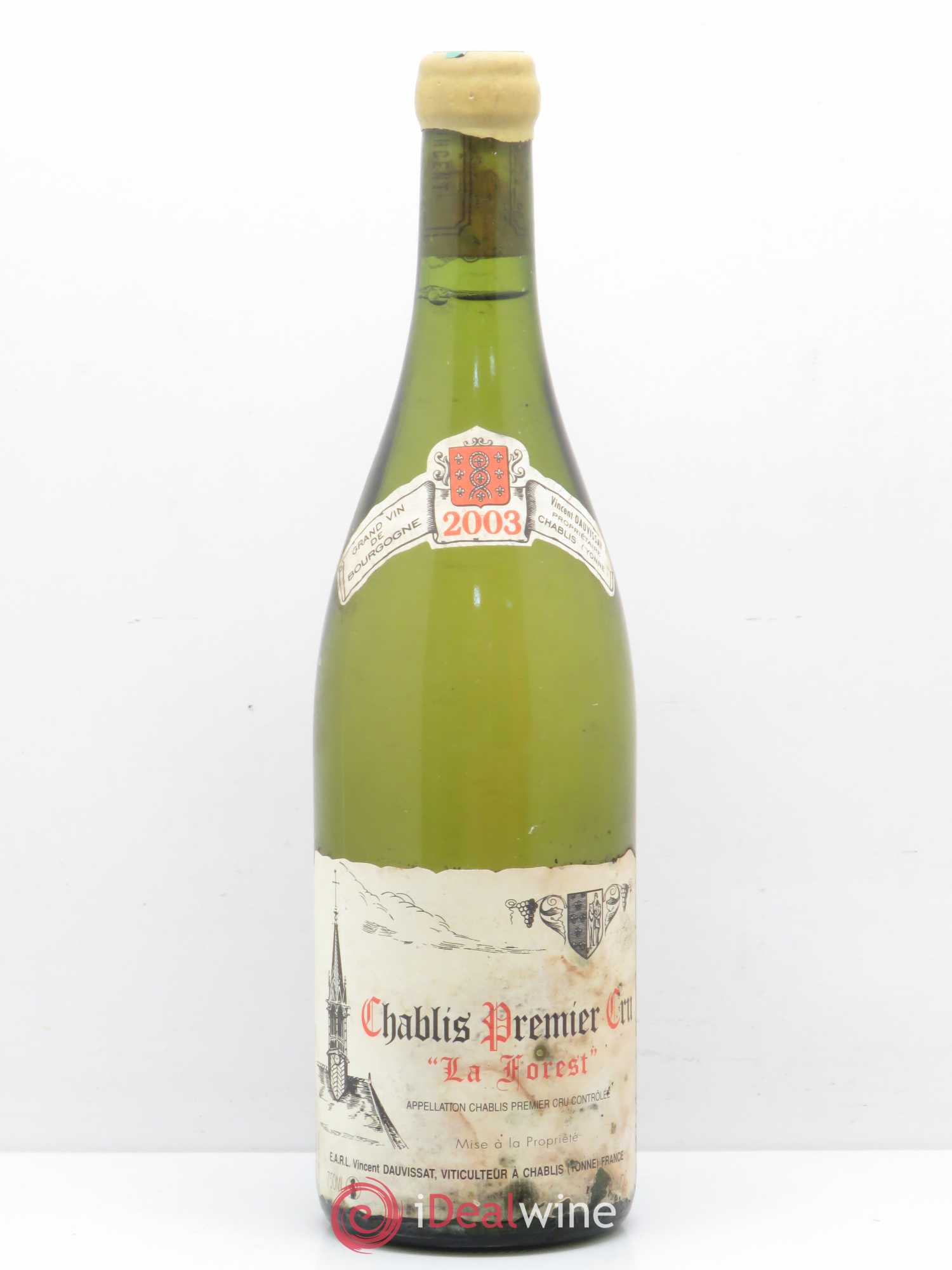 Chablis 1er Cru La Forest Vincent Dauvissat (Domaine) 2003 - Lot de 1 bouteille - 0