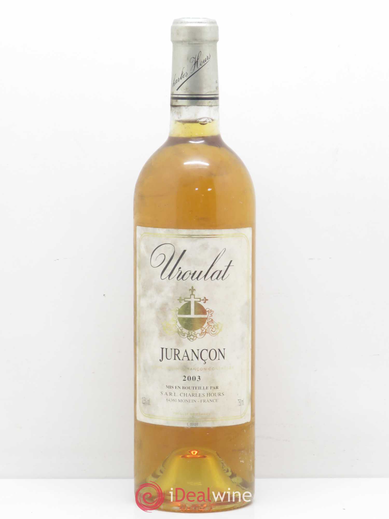 Jurançon Uroulat Charles Hours 2003 - Posten von 1 Flasche - 0