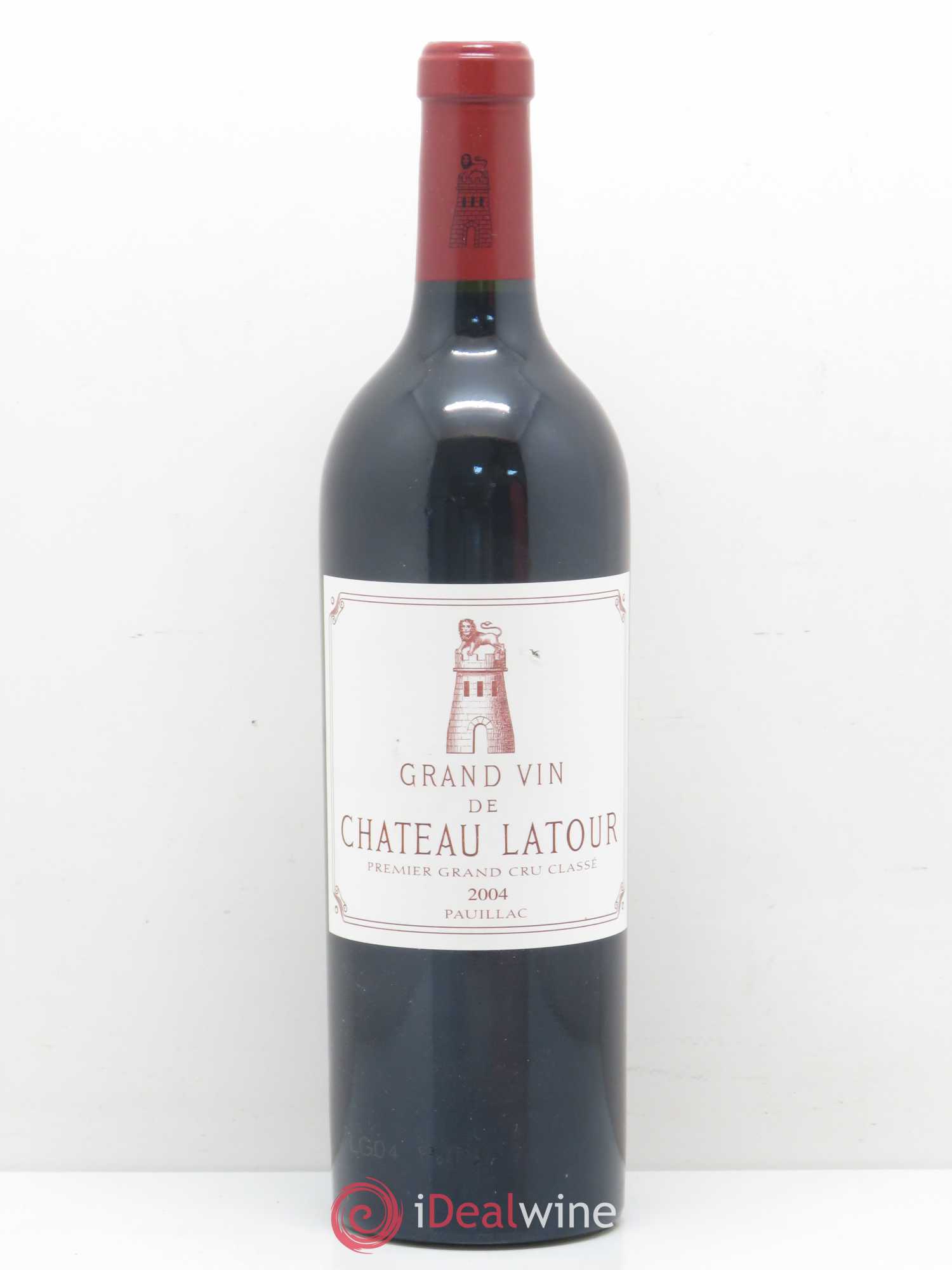 Château Latour 1er Grand Cru Classé 2004 - Lot de 1 bouteille - 0