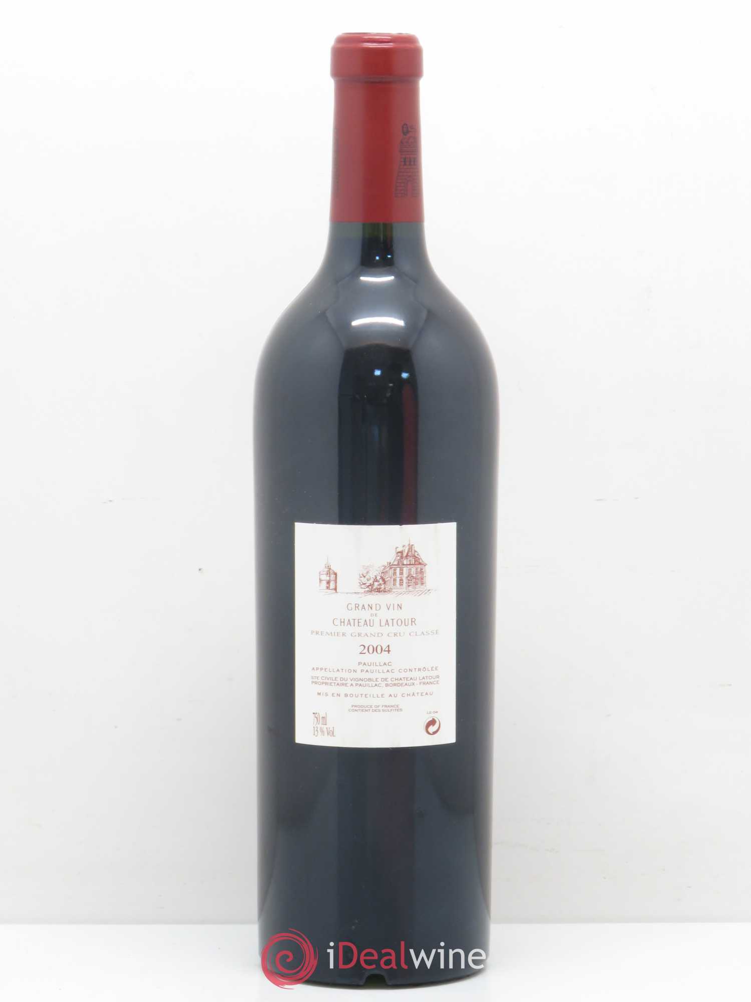 Château Latour 1er Grand Cru Classé 2004 - Lot de 1 bouteille - 1