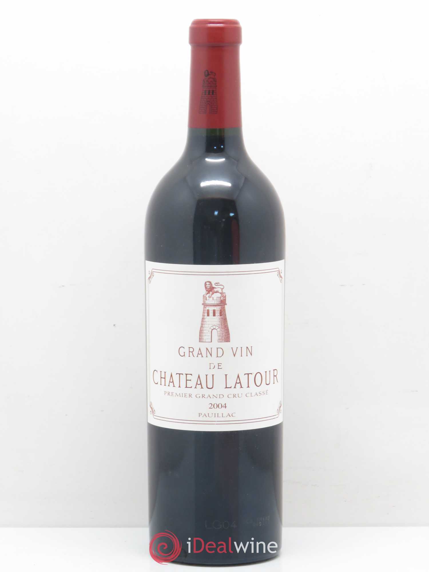 Château Latour 1er Grand Cru Classé 2004 - Lot de 1 bouteille - 0