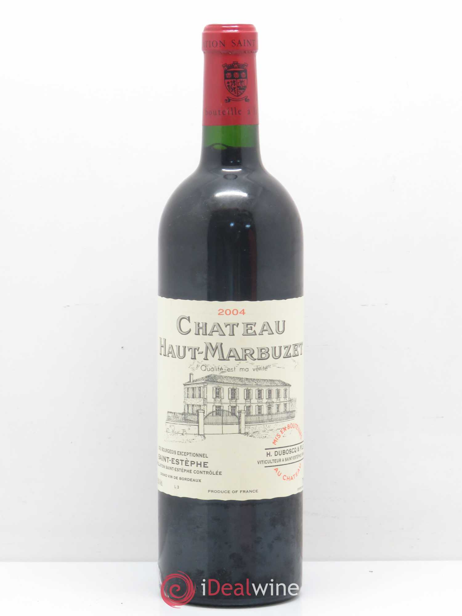 Château Haut Marbuzet 2004 - Lot de 1 bouteille - 0