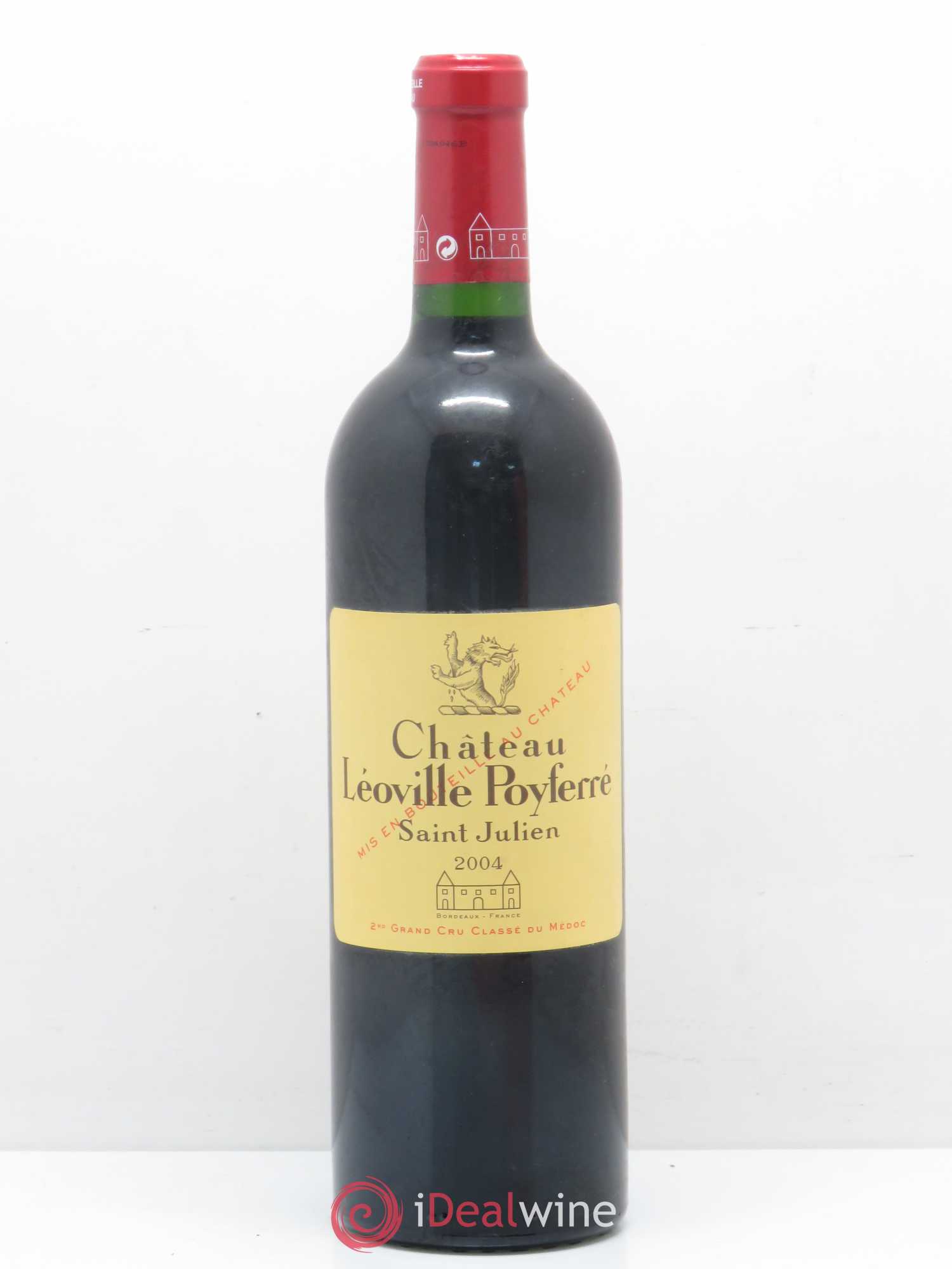 Château Léoville Poyferré 2ème Grand Cru Classé 2004 - Lot de 1 bouteille - 0