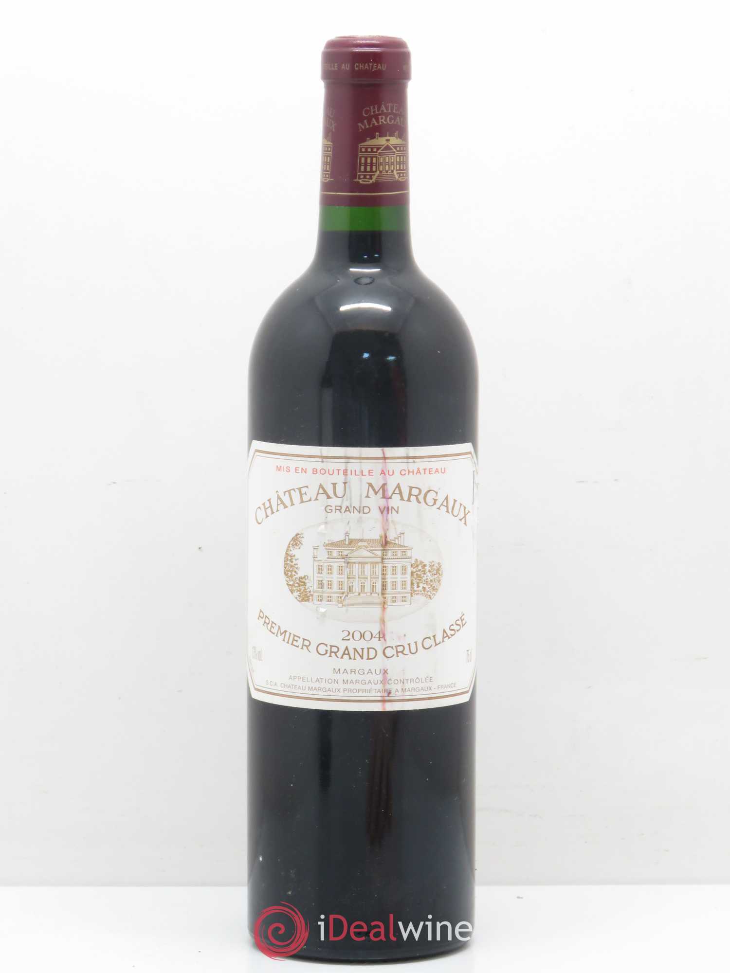 Château Margaux 1er Grand Cru Classé 2004 - Lot de 1 bouteille - 0