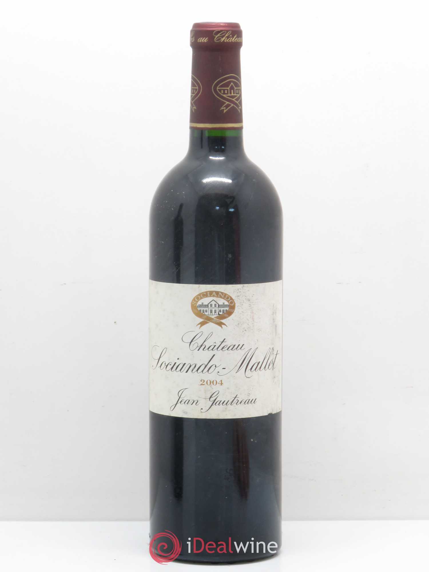 Château Sociando Mallet 2004 - Lot de 1 bouteille - 0