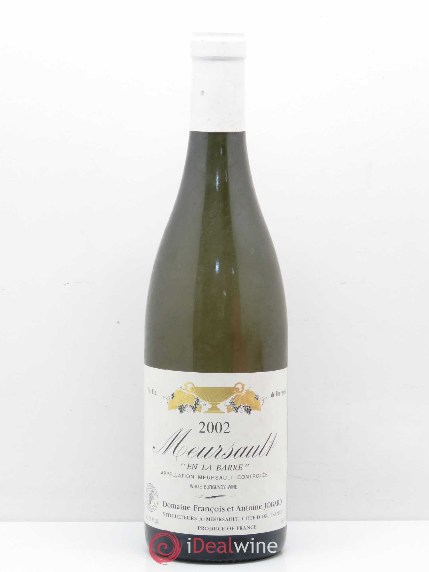 Meursault En la Barre François et Antoine Jobard (Domaine) 2002 - Lot de 1 bouteille - 0