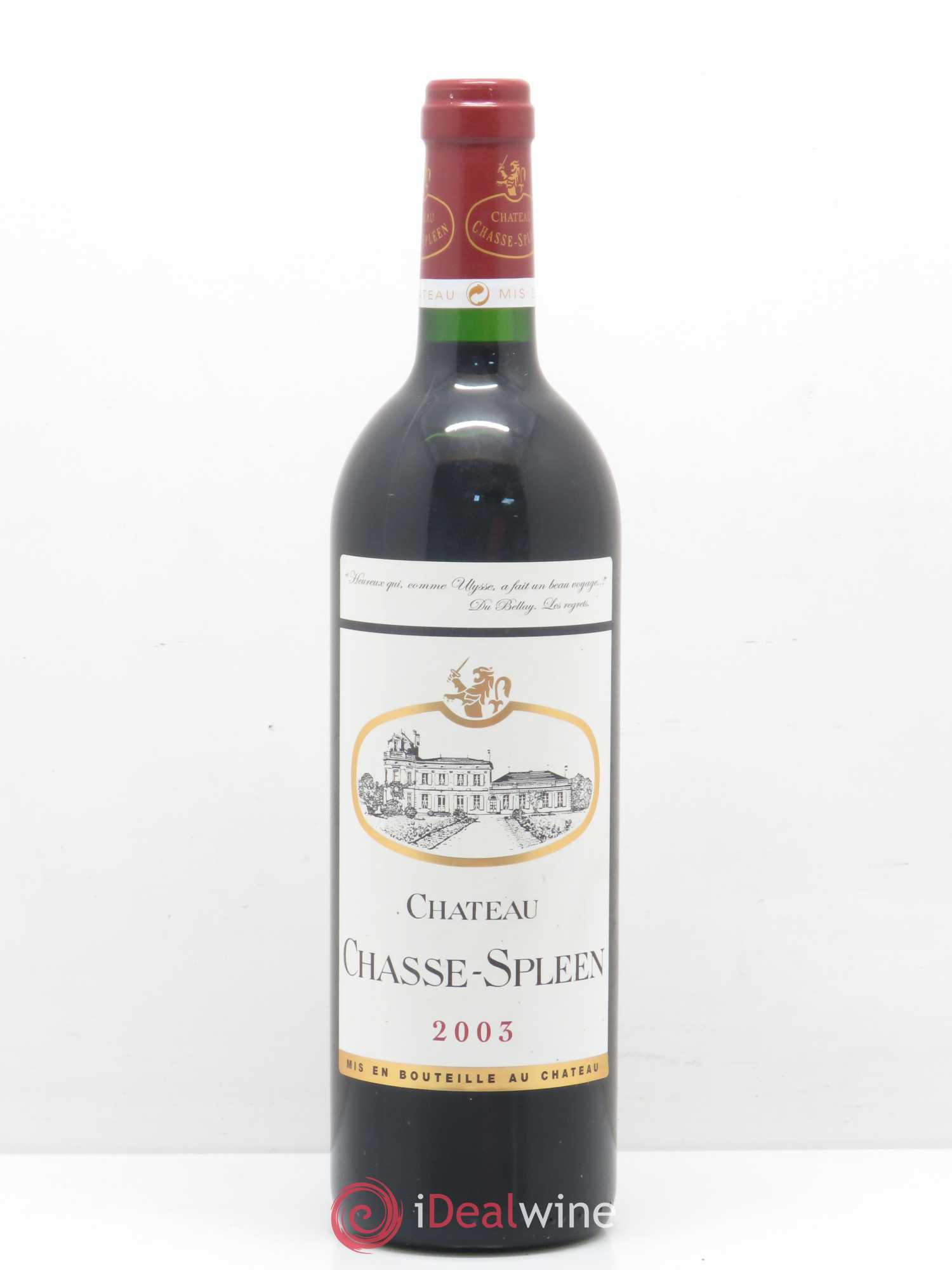 Château Chasse Spleen 2003 - Lot de 1 bouteille - 0