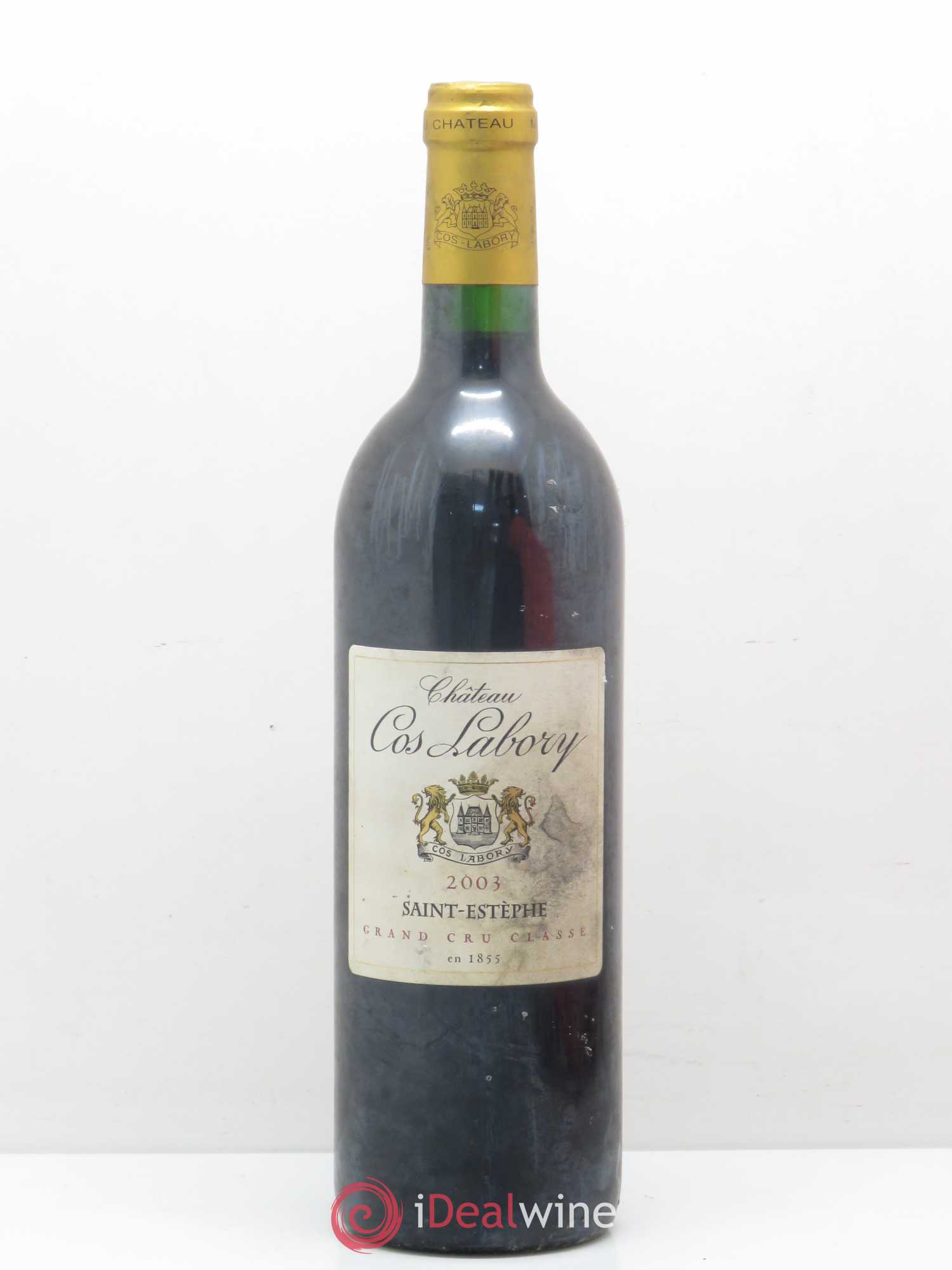 Château Cos Labory 5ème Grand Cru Classé 2003 - Lot de 1 bouteille - 0