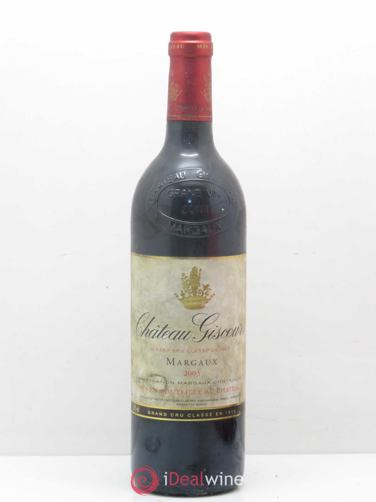Château Giscours 3ème Grand Cru Classé 2003 - Lot de 1 bouteille - 0