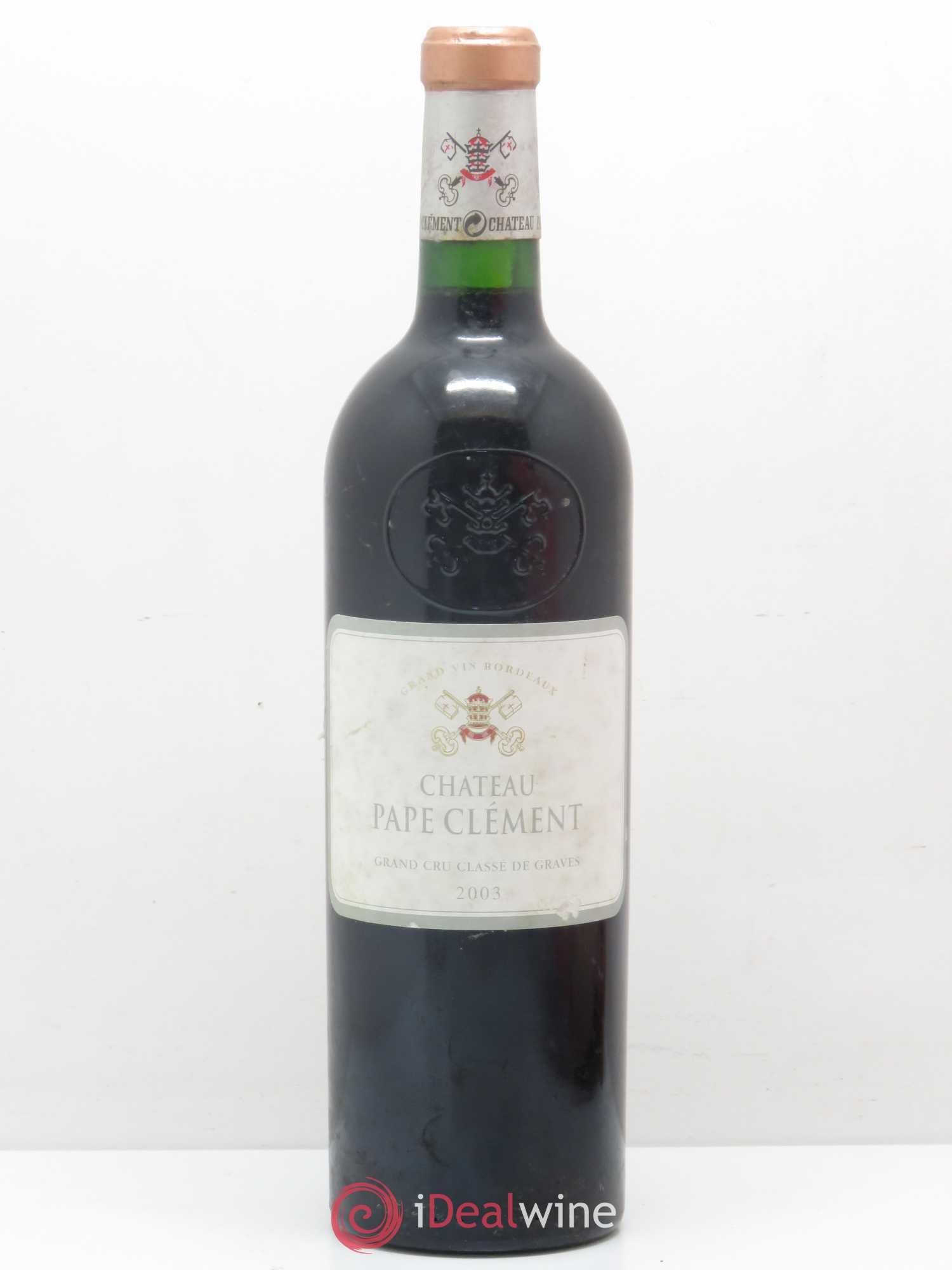 Château Pape Clément Cru Classé de Graves 2003 - Lot de 1 bouteille - 0