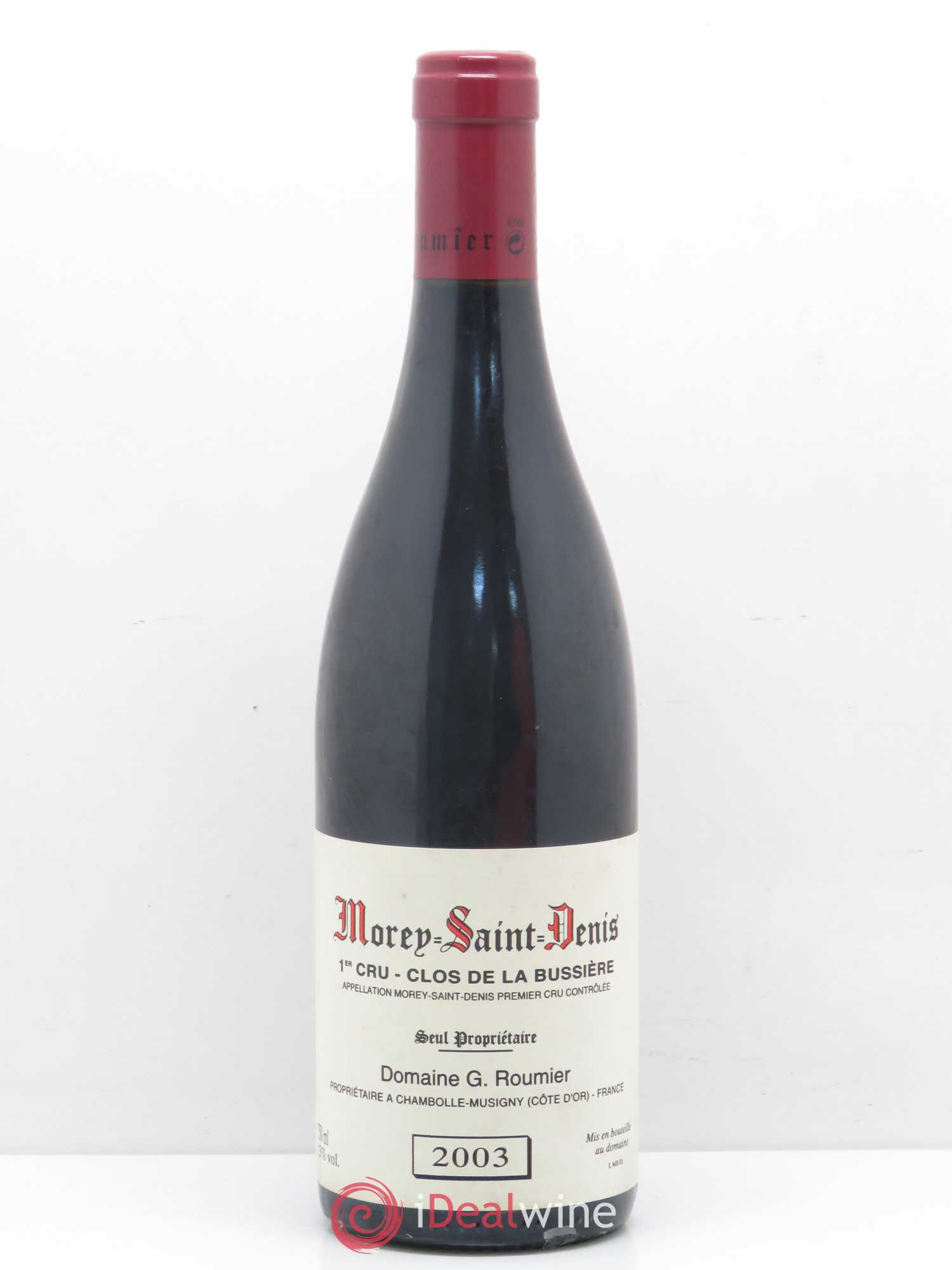 Morey-Saint-Denis 1er Cru Clos de la Bussière Georges Roumier (Domaine) 2003 - Lot de 1 bouteille - 0
