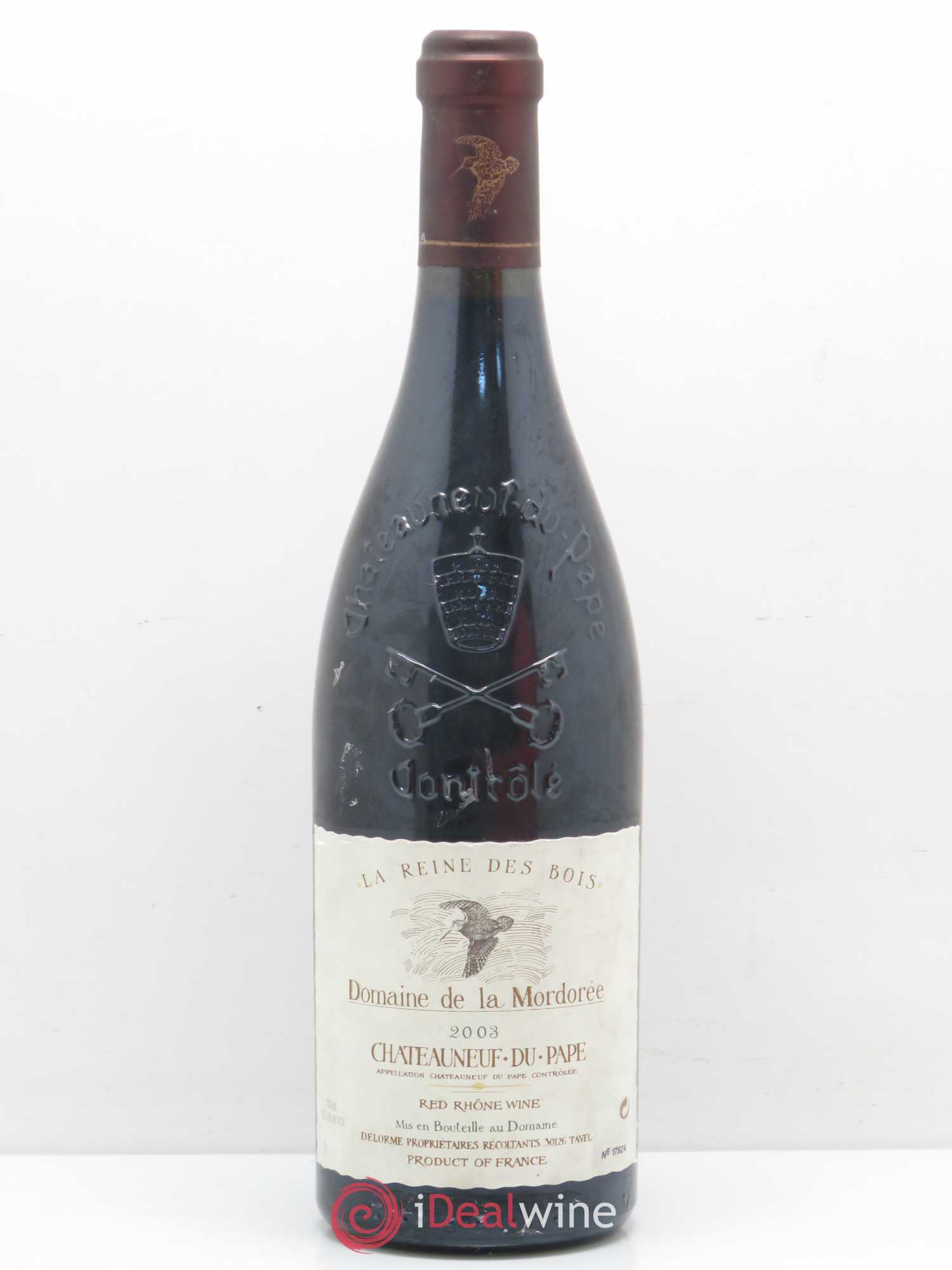 Châteauneuf-du-Pape Cuvée de la Reine des Bois La Mordorée (Domaine de) 2003 - Lot de 1 bouteille - 0