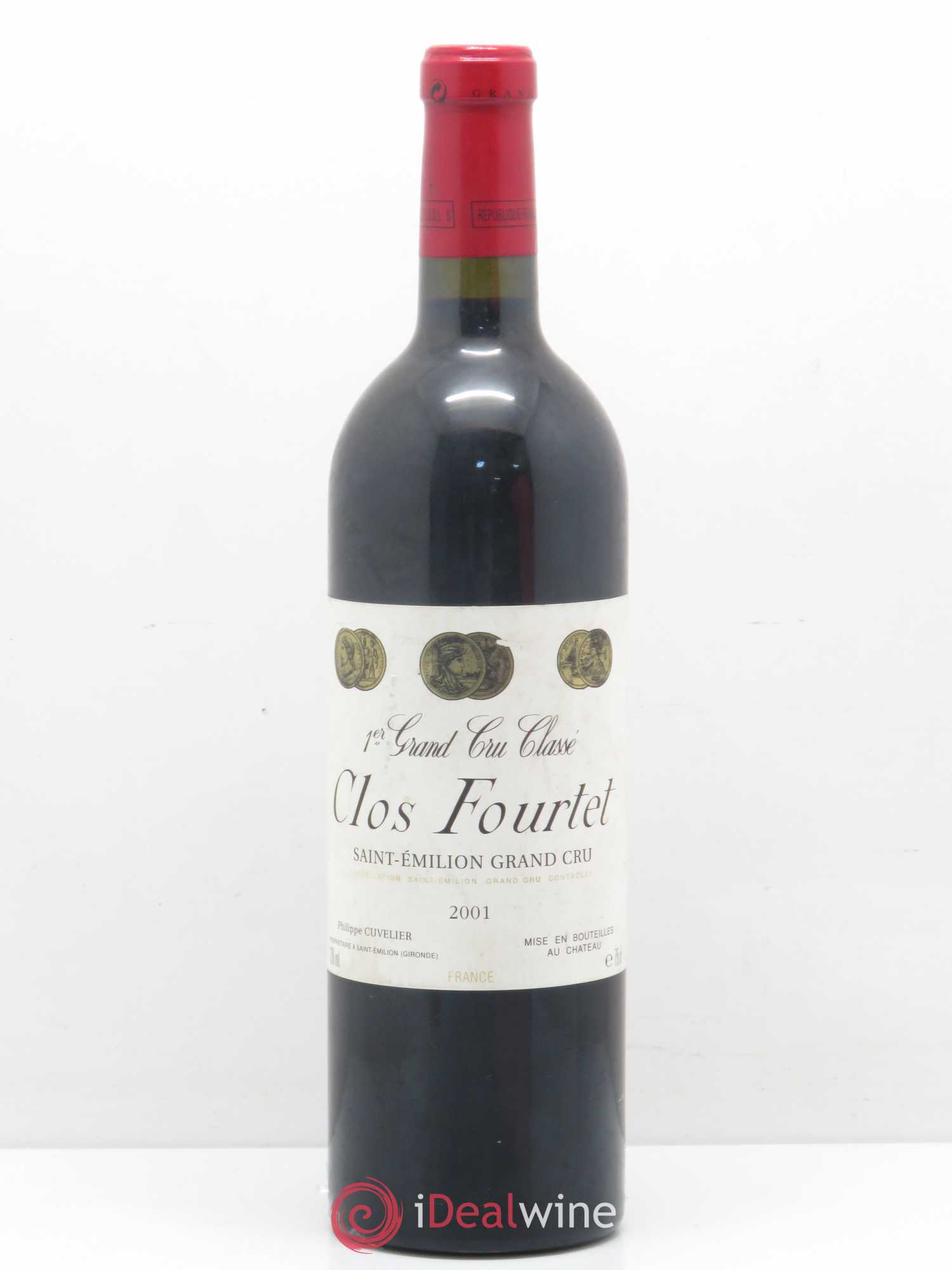 Clos Fourtet 1er Grand Cru Classé B 2001 - Lot de 1 bouteille - 0