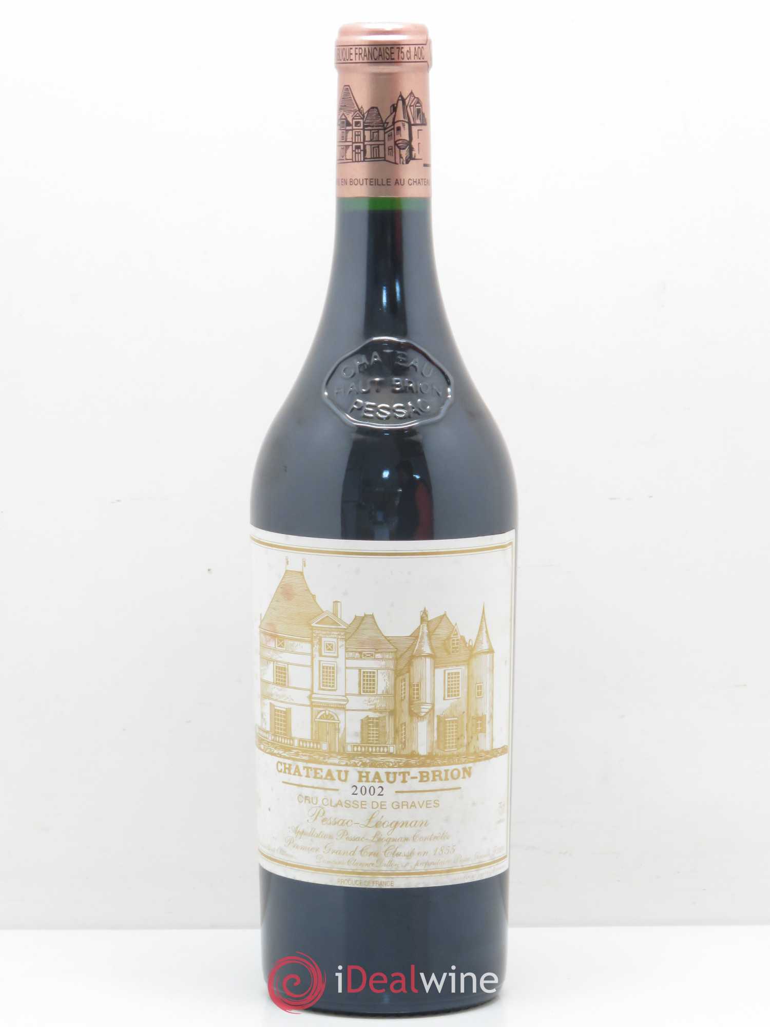 Château Haut Brion 1er Grand Cru Classé 2002 - Lot de 1 bouteille - 0