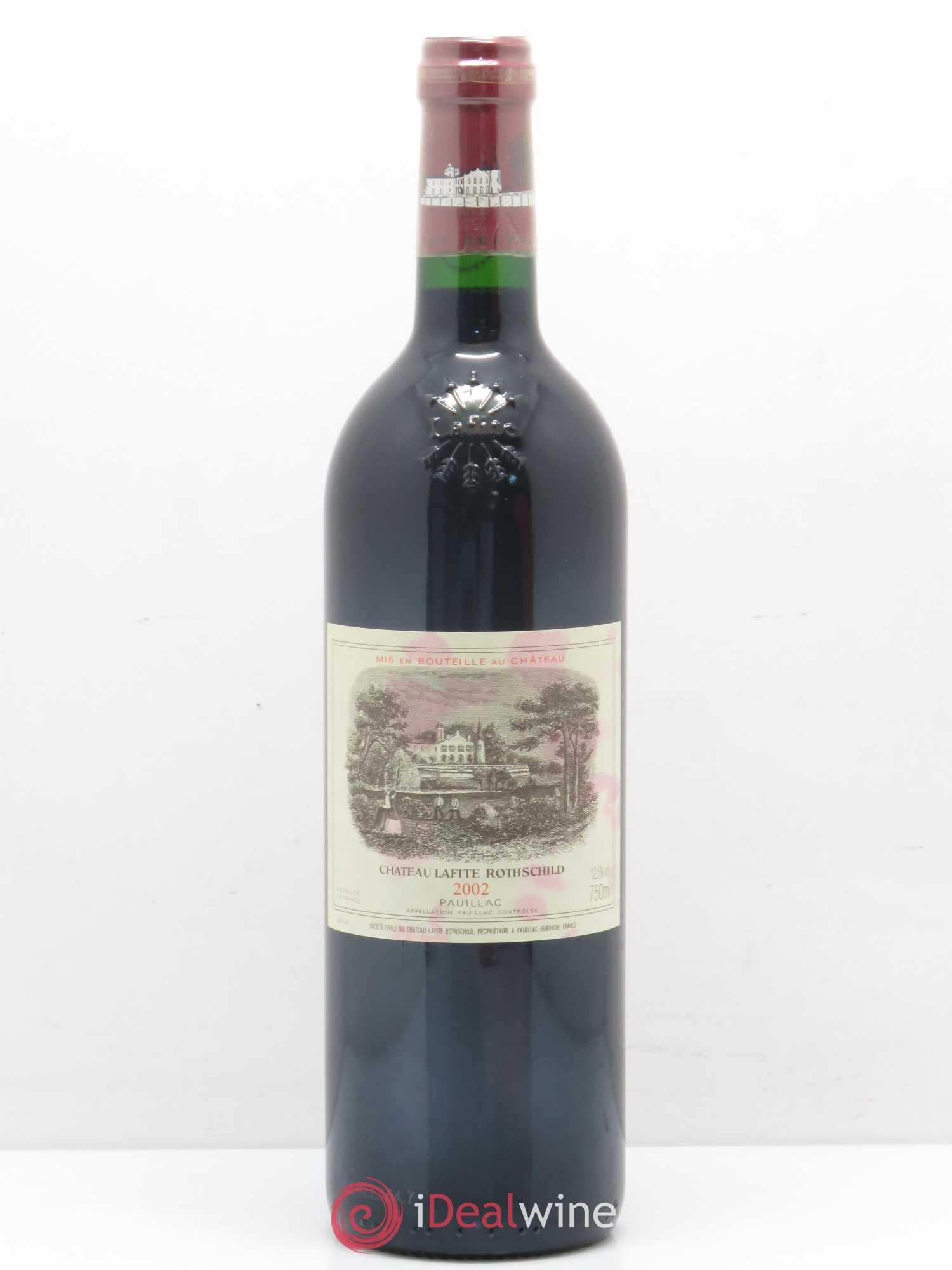 Château Lafite Rothschild 1er Grand Cru Classé 2002 - Lot de 1 bouteille - 0