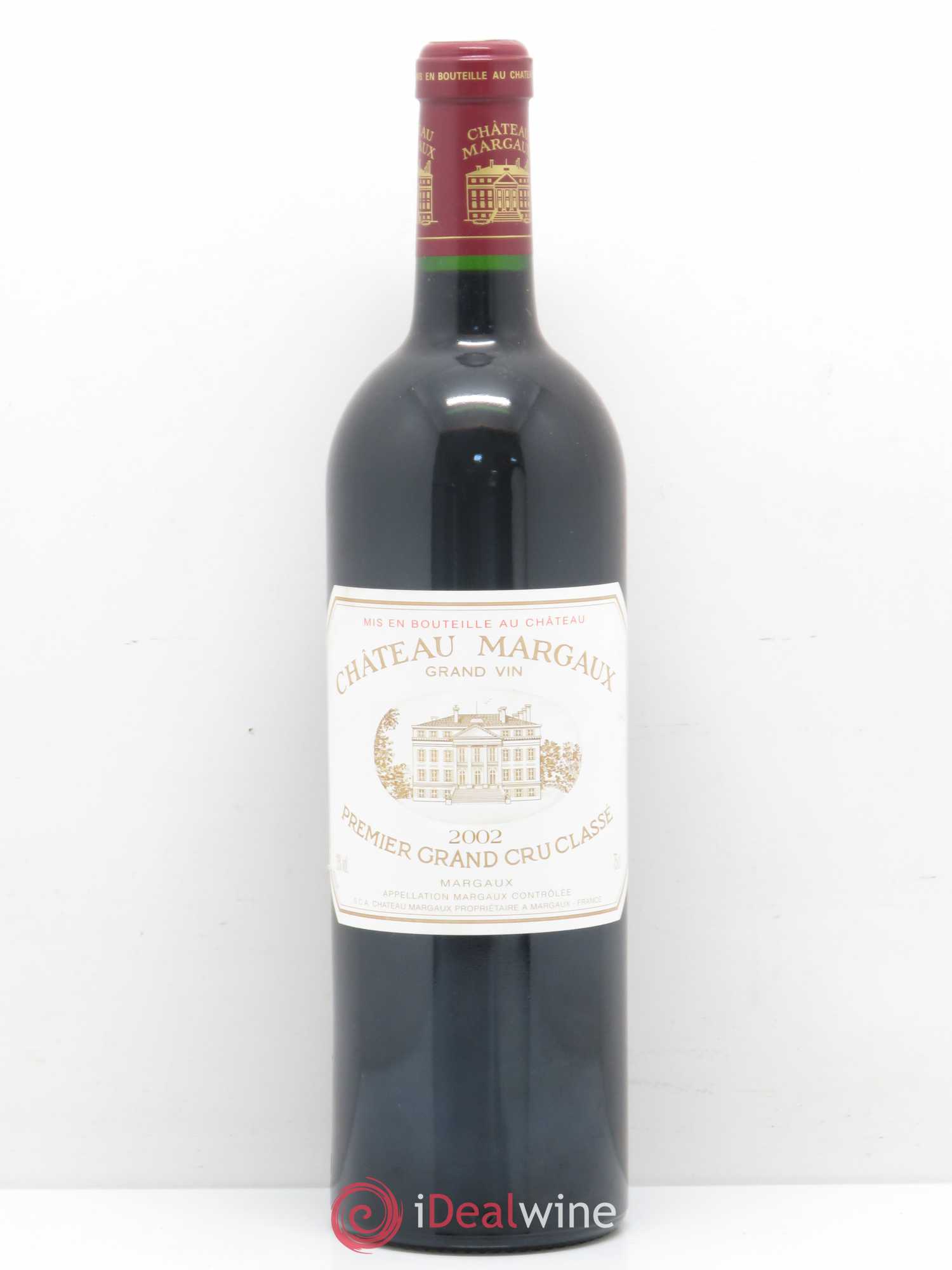 Château Margaux 1er Grand Cru Classé 2002 - Lot de 1 bouteille - 0
