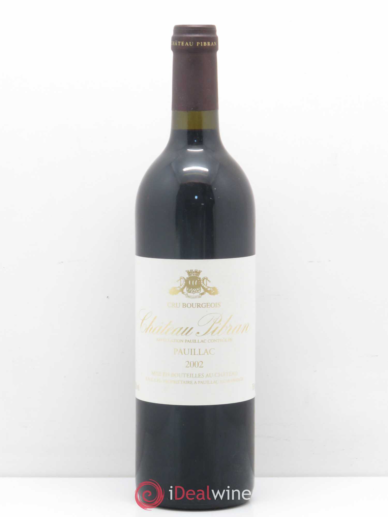 Château Pibran 2002 - Lot de 1 bouteille - 0