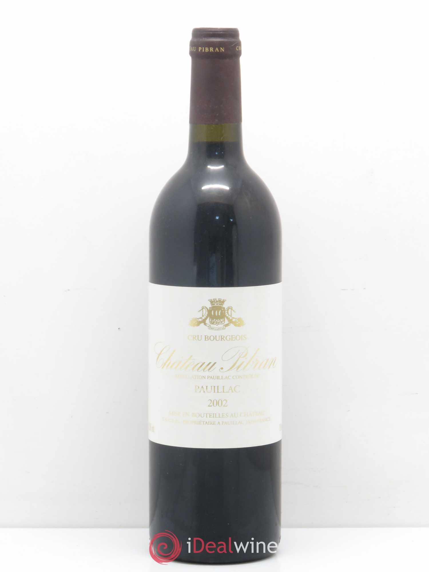 Château Pibran 2002 - Lot de 1 bouteille - 0
