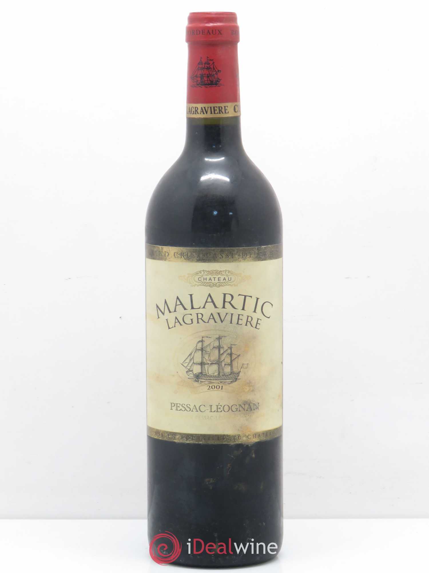 Château Malartic-Lagravière Cru Classé de Graves 2001 - Lot de 1 bouteille - 0