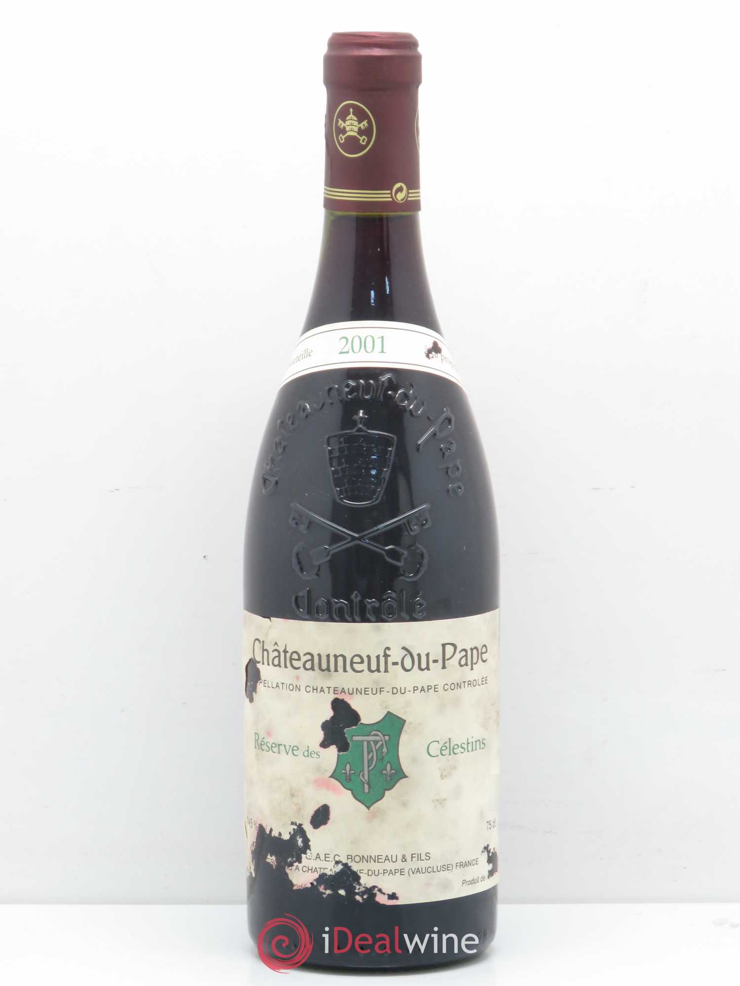 Châteauneuf-du-Pape Réserve des Célestins Henri Bonneau & Fils 2001 - Lot de 1 bouteille - 0