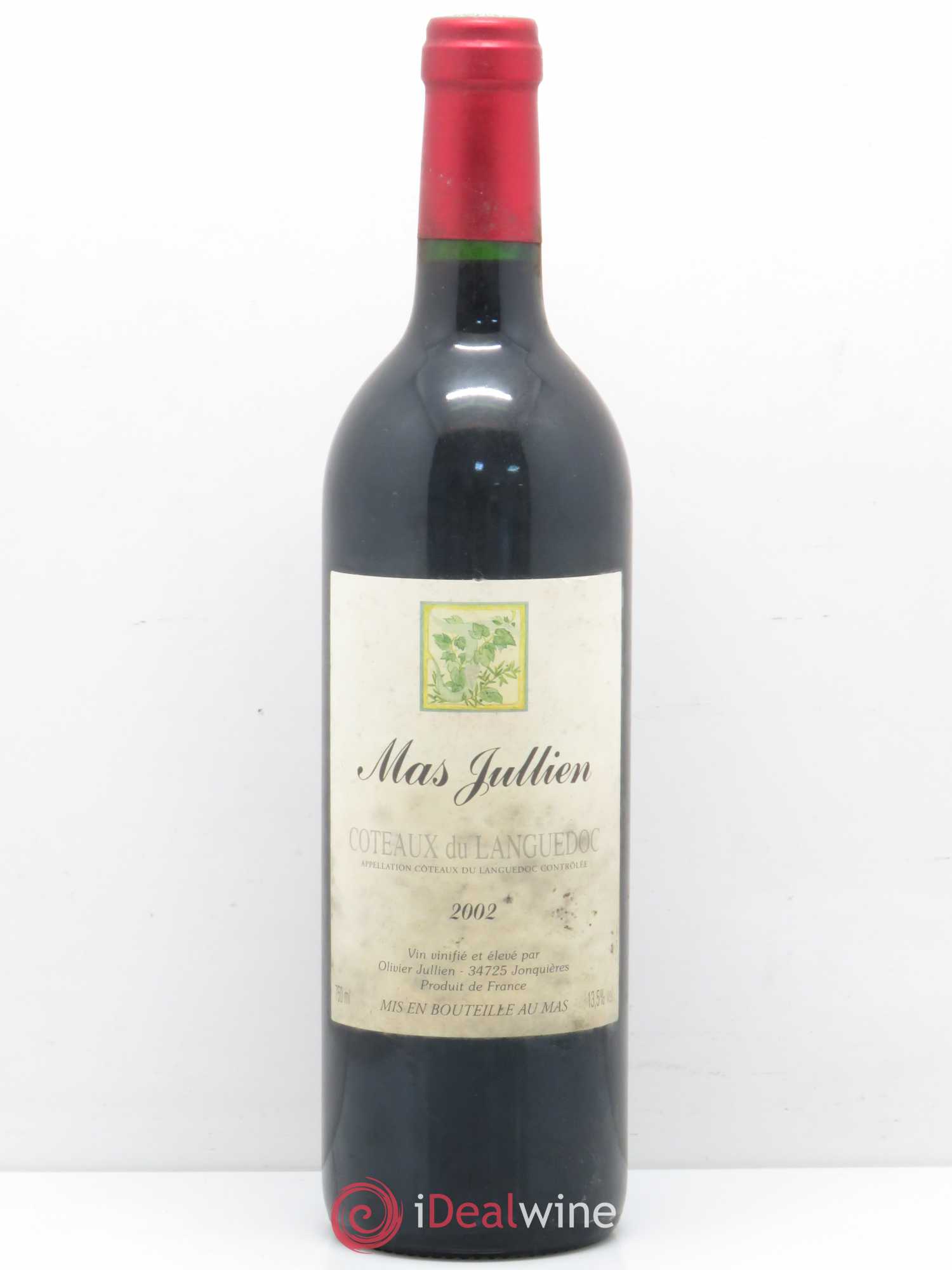 Terrasses du Larzac Mas Jullien Olivier Jullien 2002 - Lot de 1 bouteille - 0