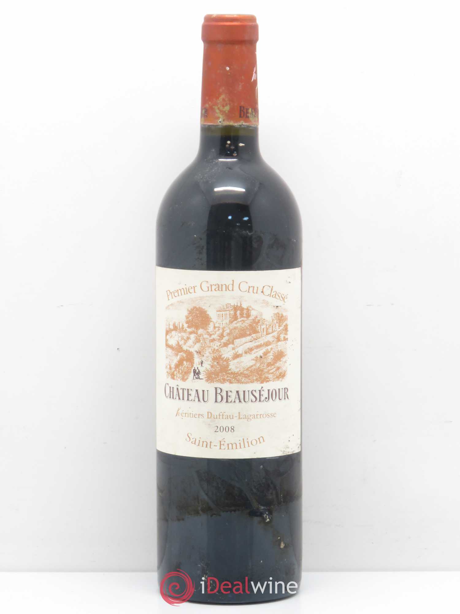 Château Beauséjour (Duffau-Lagarrosse) 1er Grand Cru Classé B 2008 - Lot de 1 bouteille - 0