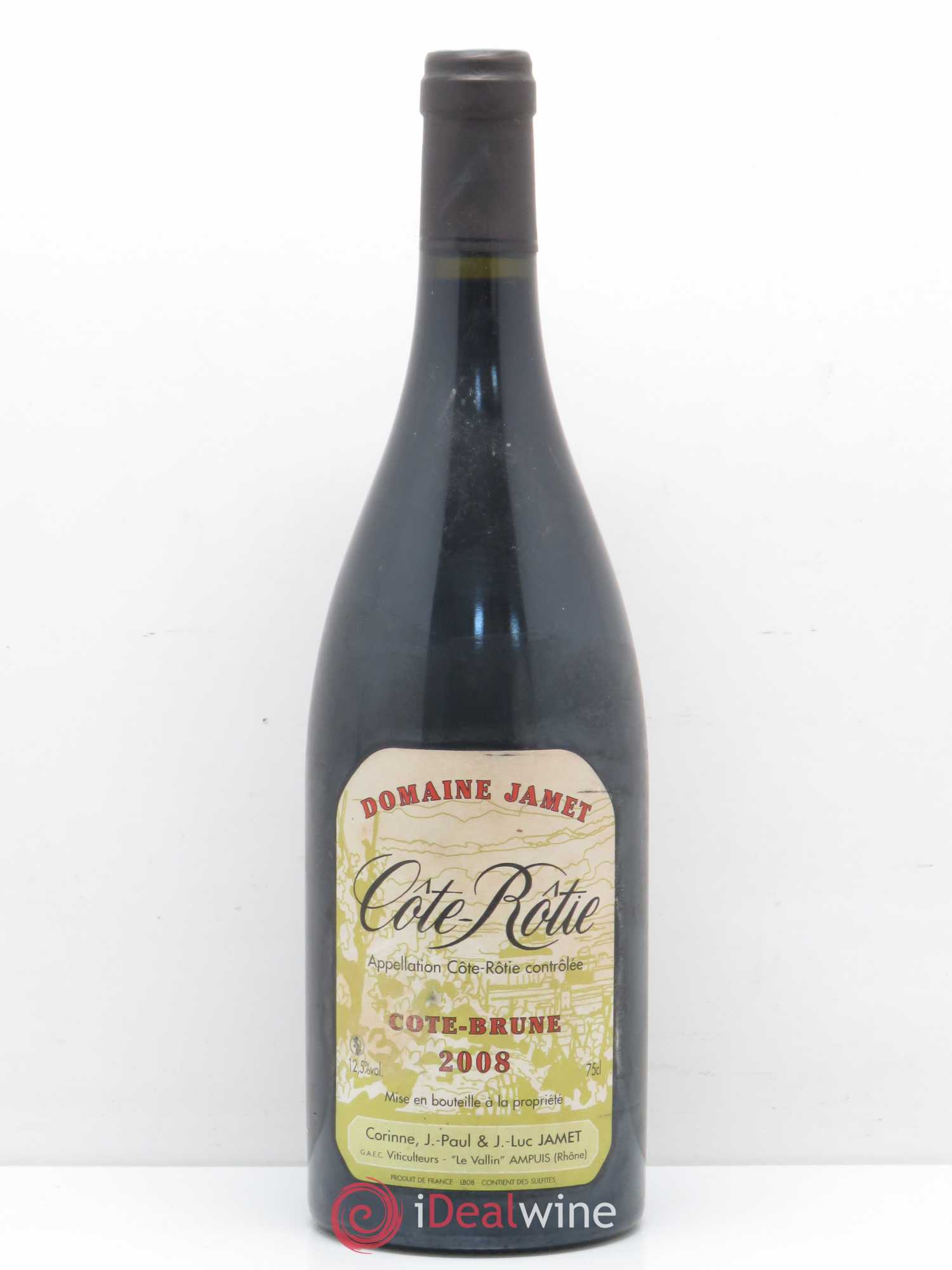 Côte-Rôtie Côte Brune Jamet (Domaine) 2008 - Lot de 1 bouteille - 0