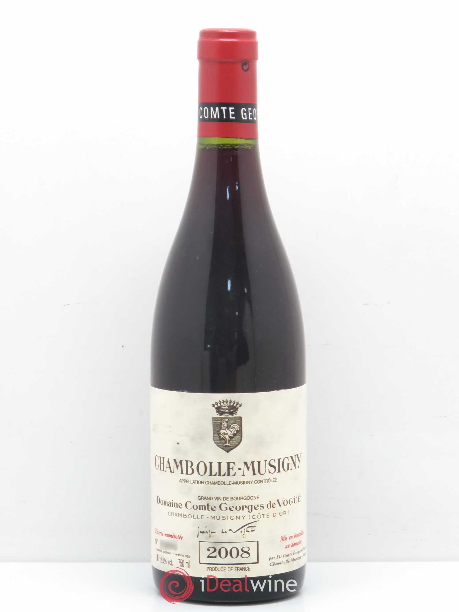Chambolle-Musigny Comte Georges de Vogüé 2008 - Lot de 1 bouteille - 0