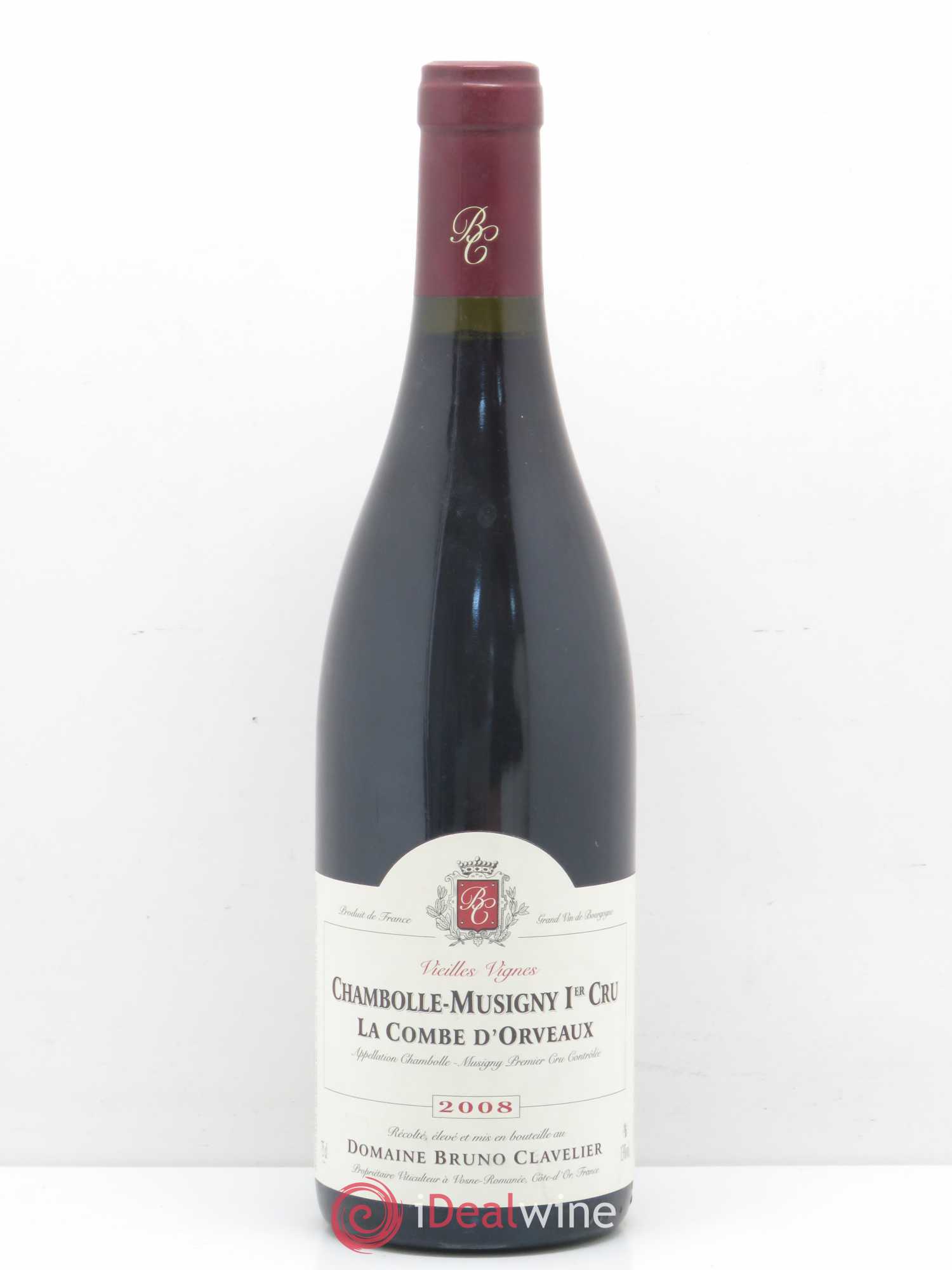 Chambolle-Musigny 1er Cru Combe D'Orveaux vieilles vignes Clavelier 2008 - Posten von 1 Flasche - 0