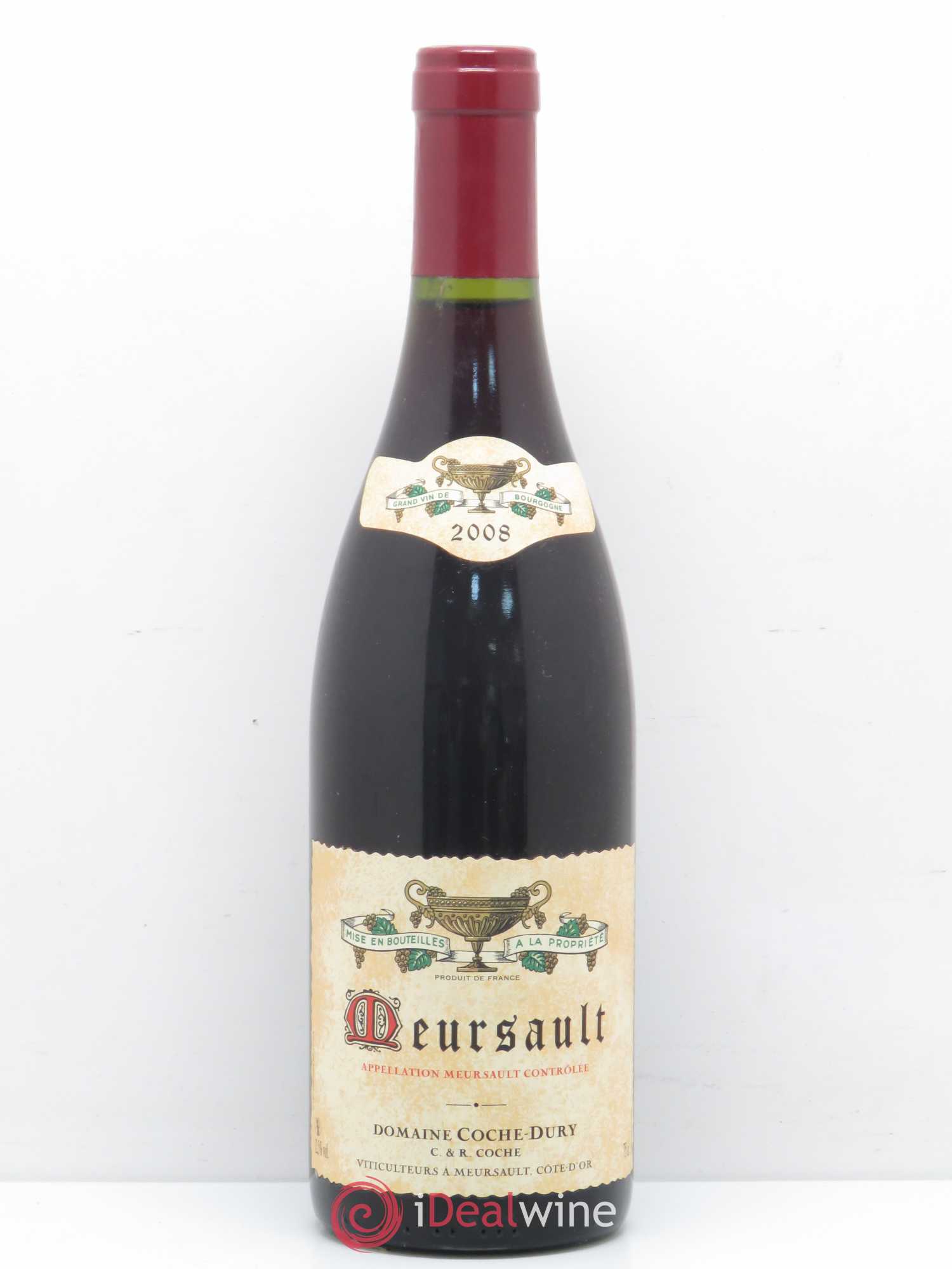 Meursault Coche Dury (Domaine) 2008 - Lot de 1 bouteille - 0