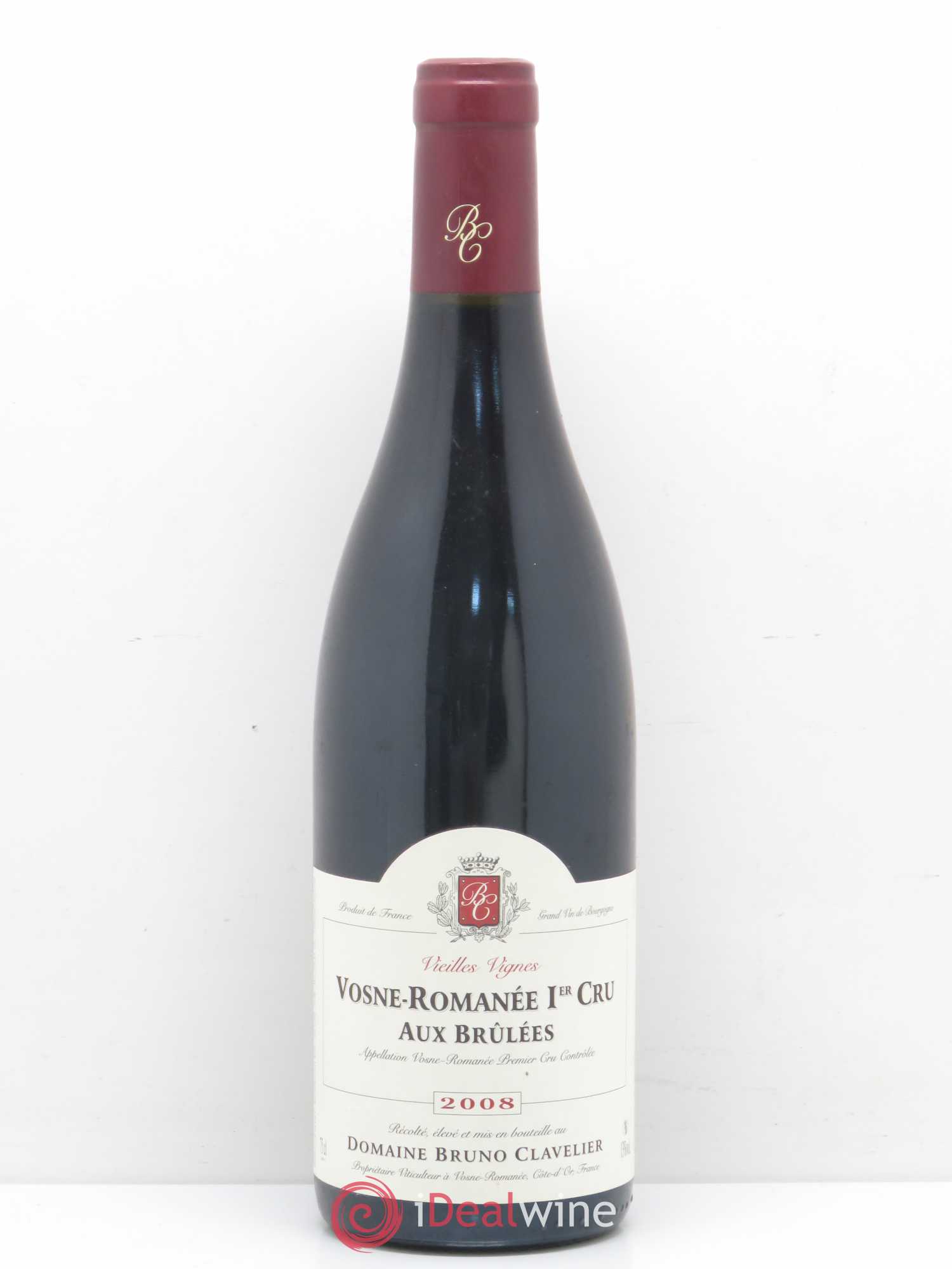 Vosne-Romanée 1er Cru Aux Brulees vieilles vignes Clavelier 2008 - Posten von 1 Flasche - 0
