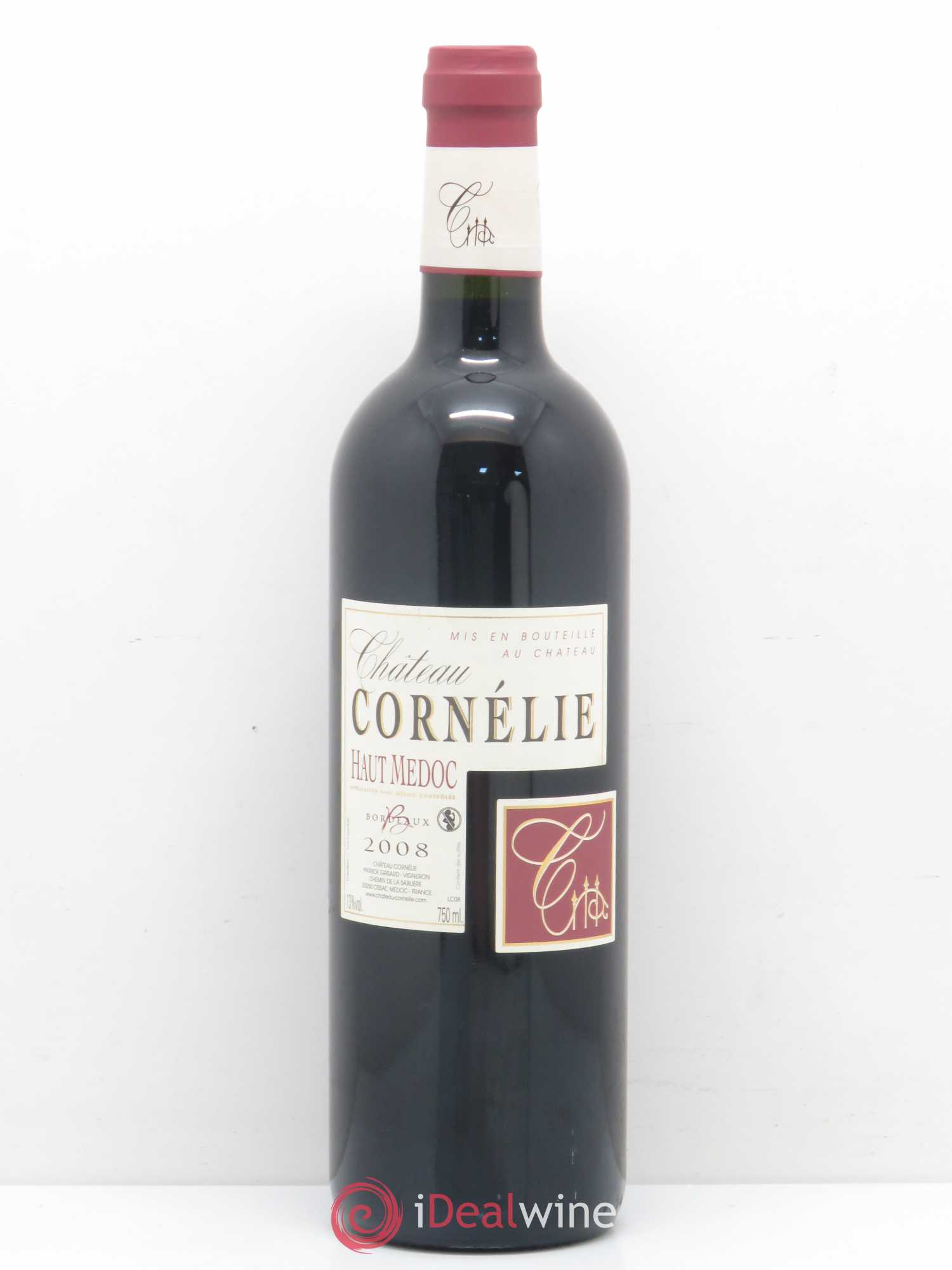 Haut Médoc Château Cornelie 2008 - Lot de 1 bouteille - 0