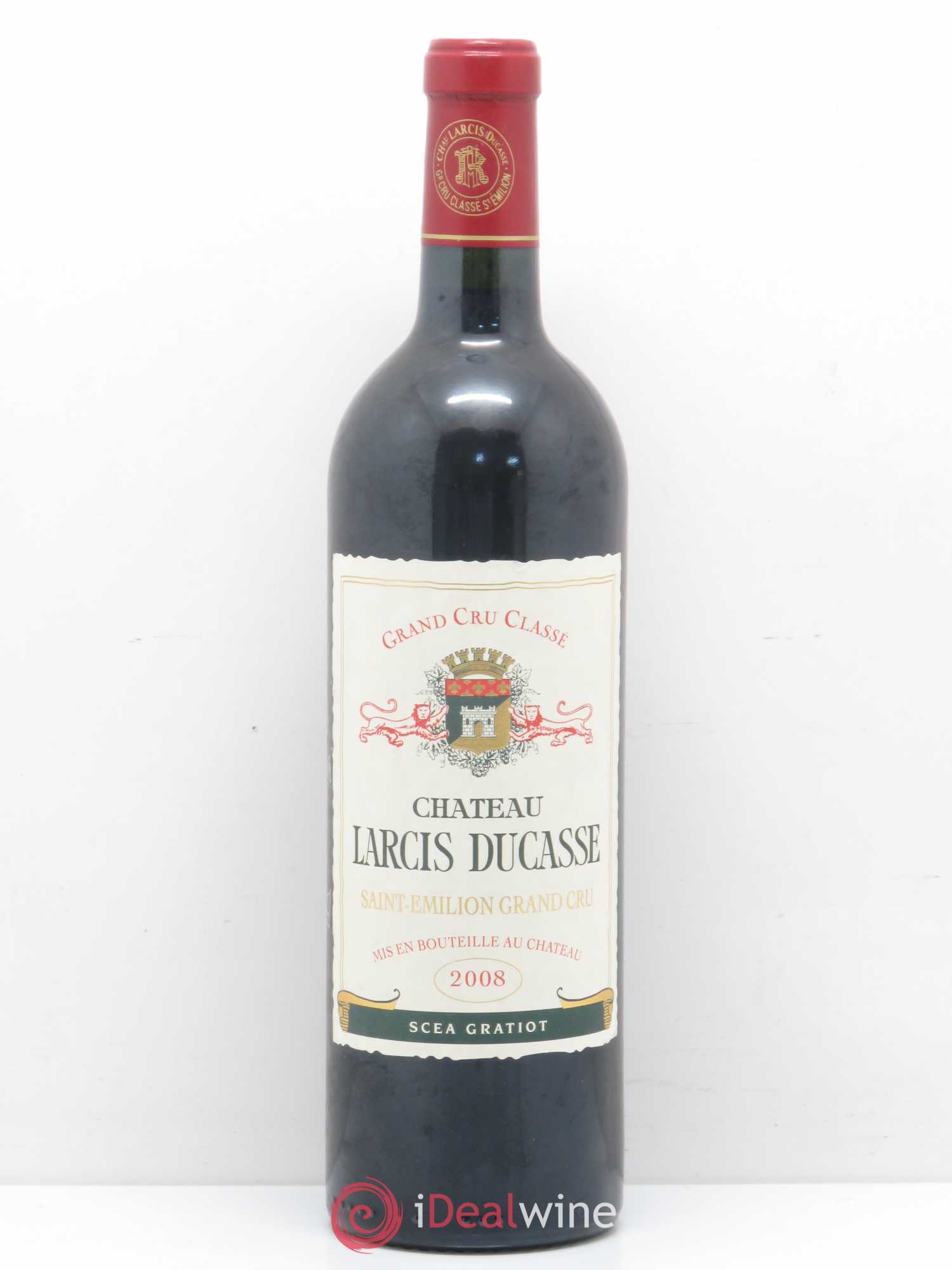Château Larcis Ducasse 1er Grand Cru Classé B 2008 - Lot de 1 bouteille - 0