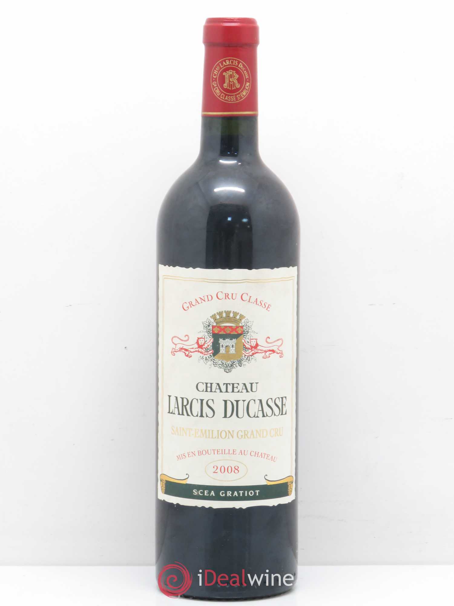 Château Larcis Ducasse 1er Grand Cru Classé B 2008 - Lot de 1 bouteille - 0
