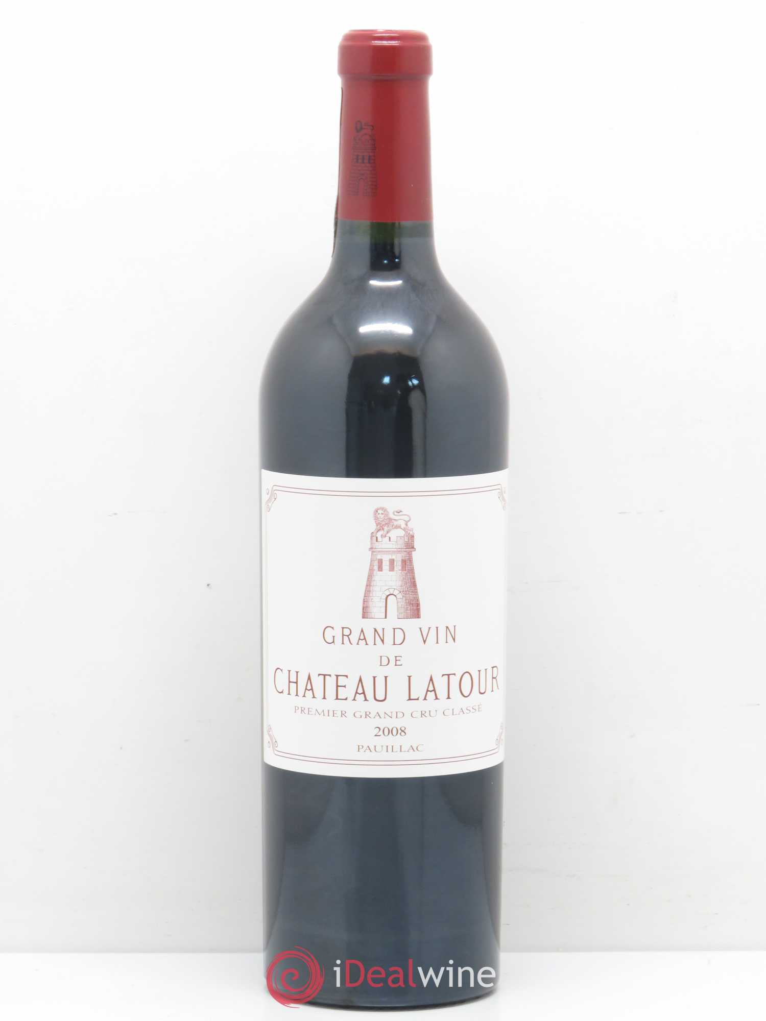 Château Latour 1er Grand Cru Classé 2008 - Lot de 1 bouteille - 0