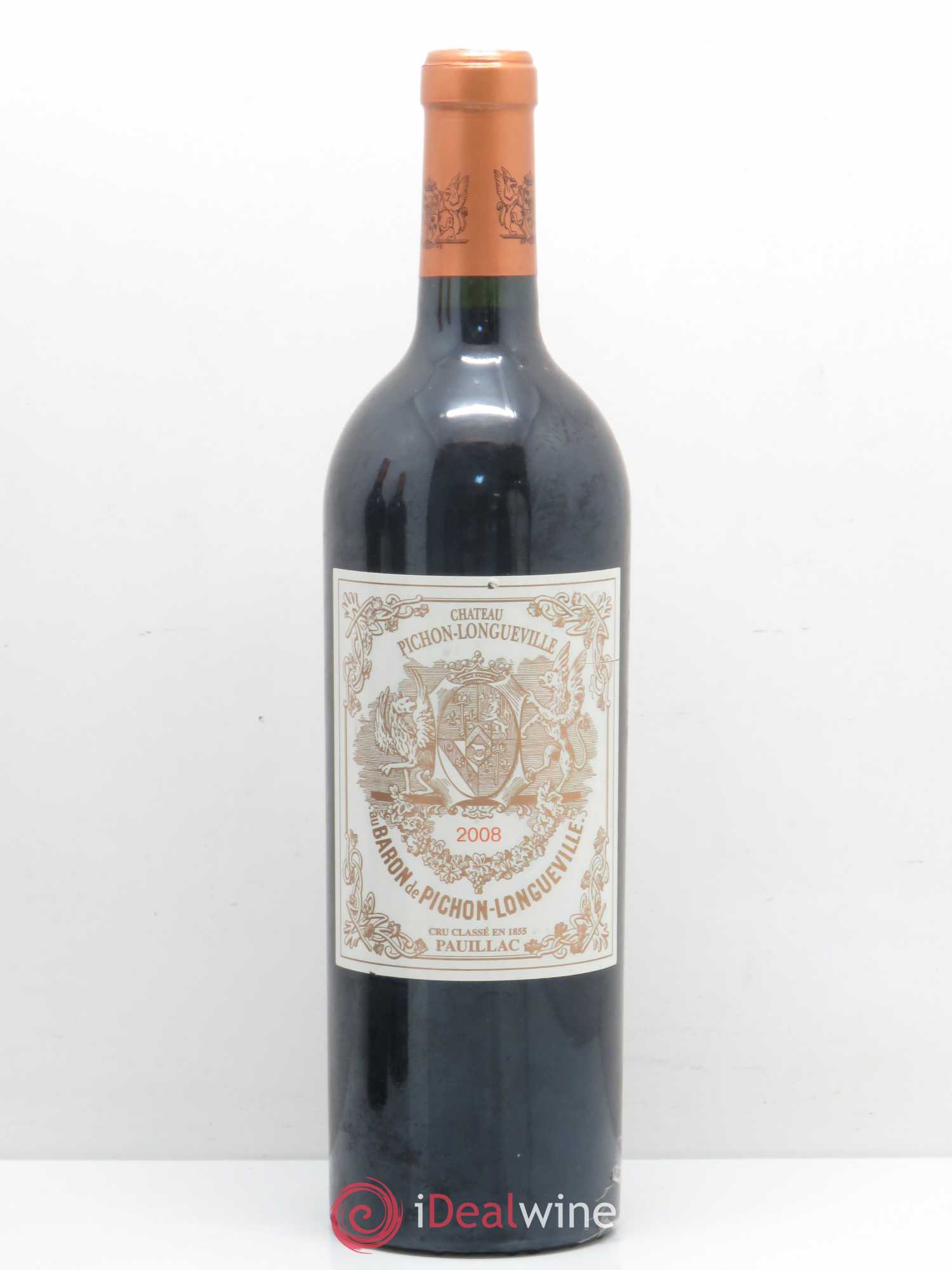Pichon Longueville Baron 2ème Grand Cru Classé 2008 - Lot de 1 bouteille - 0