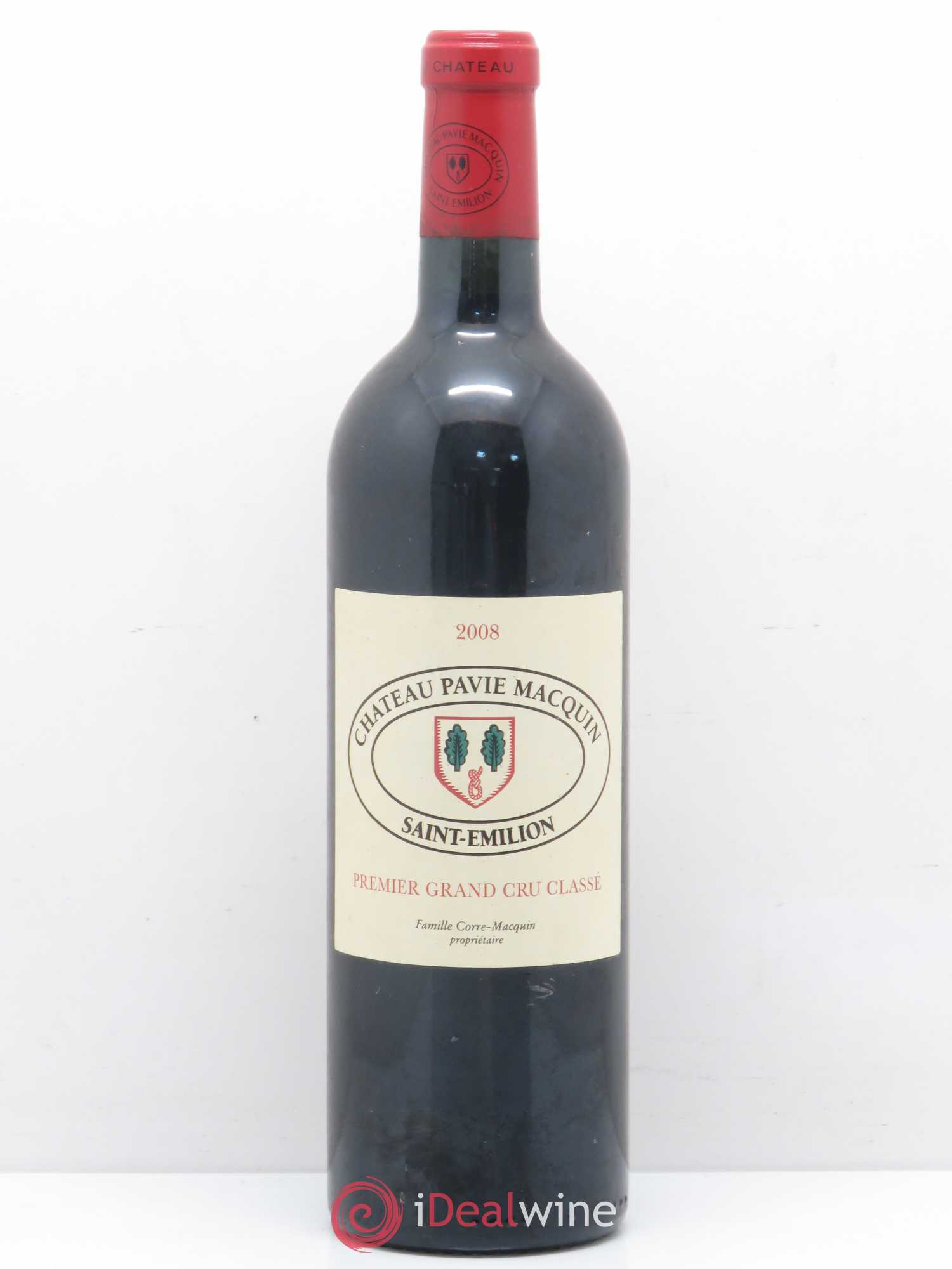 Château Pavie Macquin 1er Grand Cru Classé B 2008 - Lot de 1 bouteille - 0