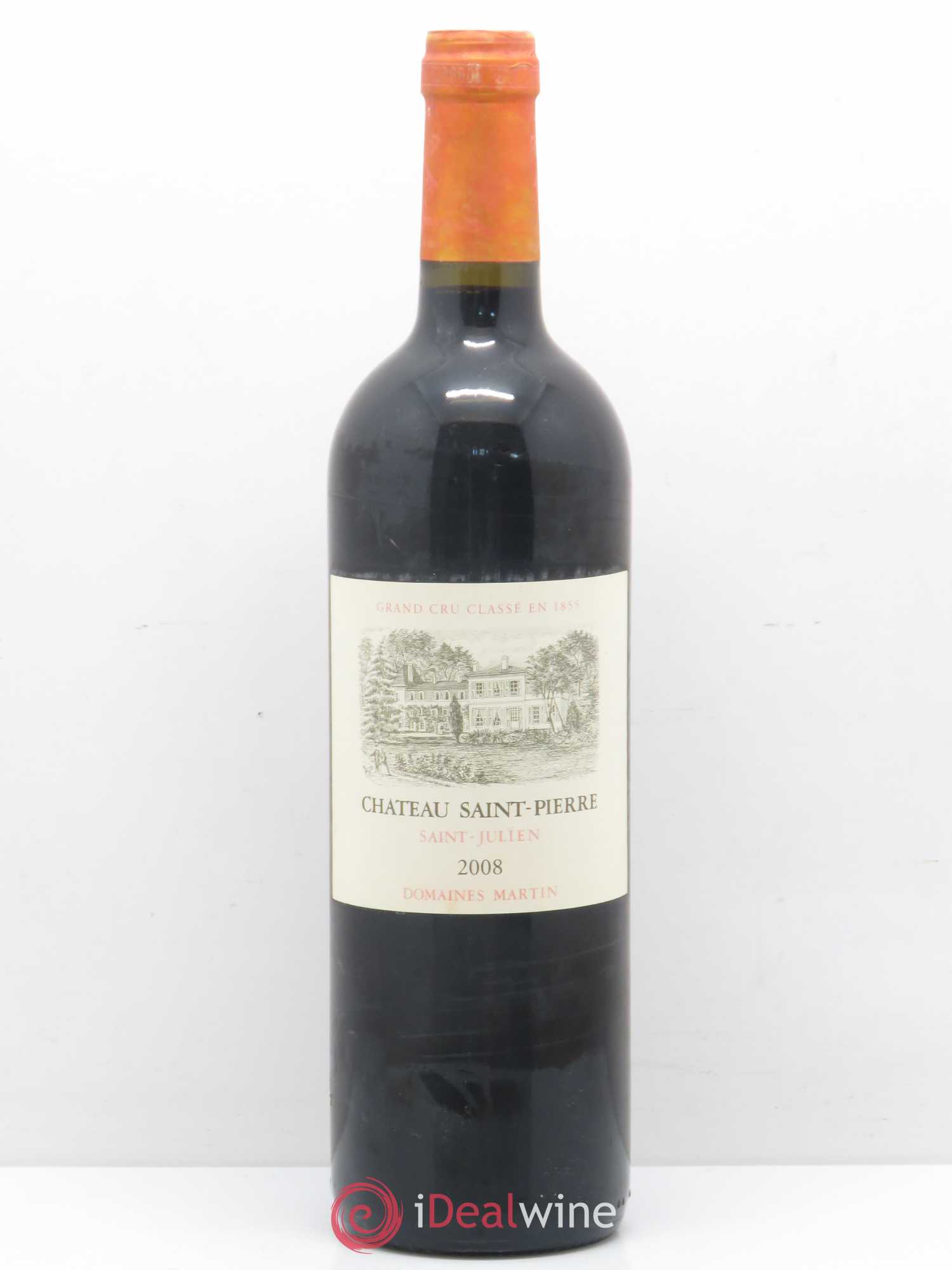 Château Saint-Pierre 4ème Grand Cru Classé 2008 - Lot de 1 bouteille - 0