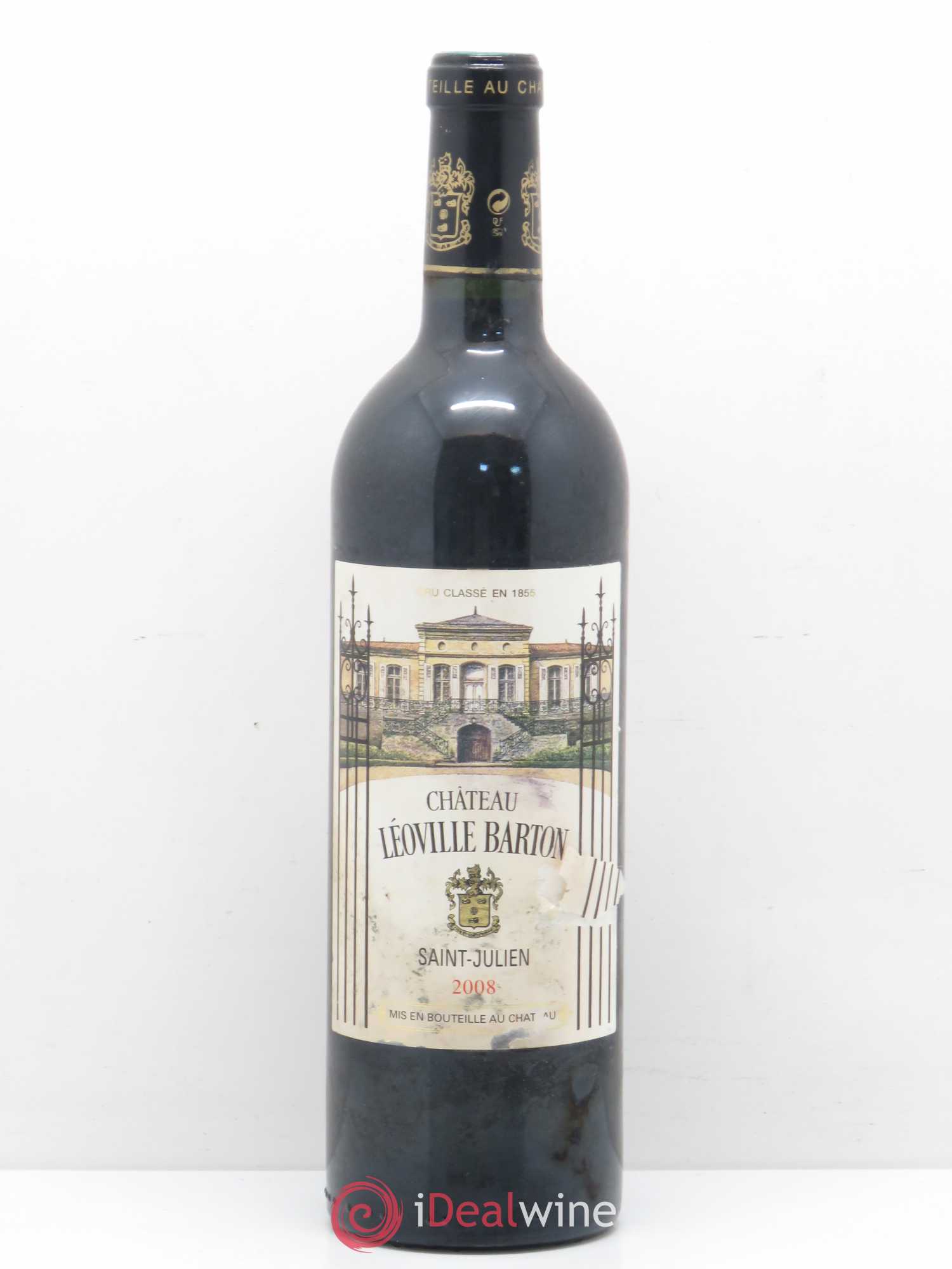 Château Léoville Barton 2ème Grand Cru Classé 2008 - Lot de 1 bouteille - 0