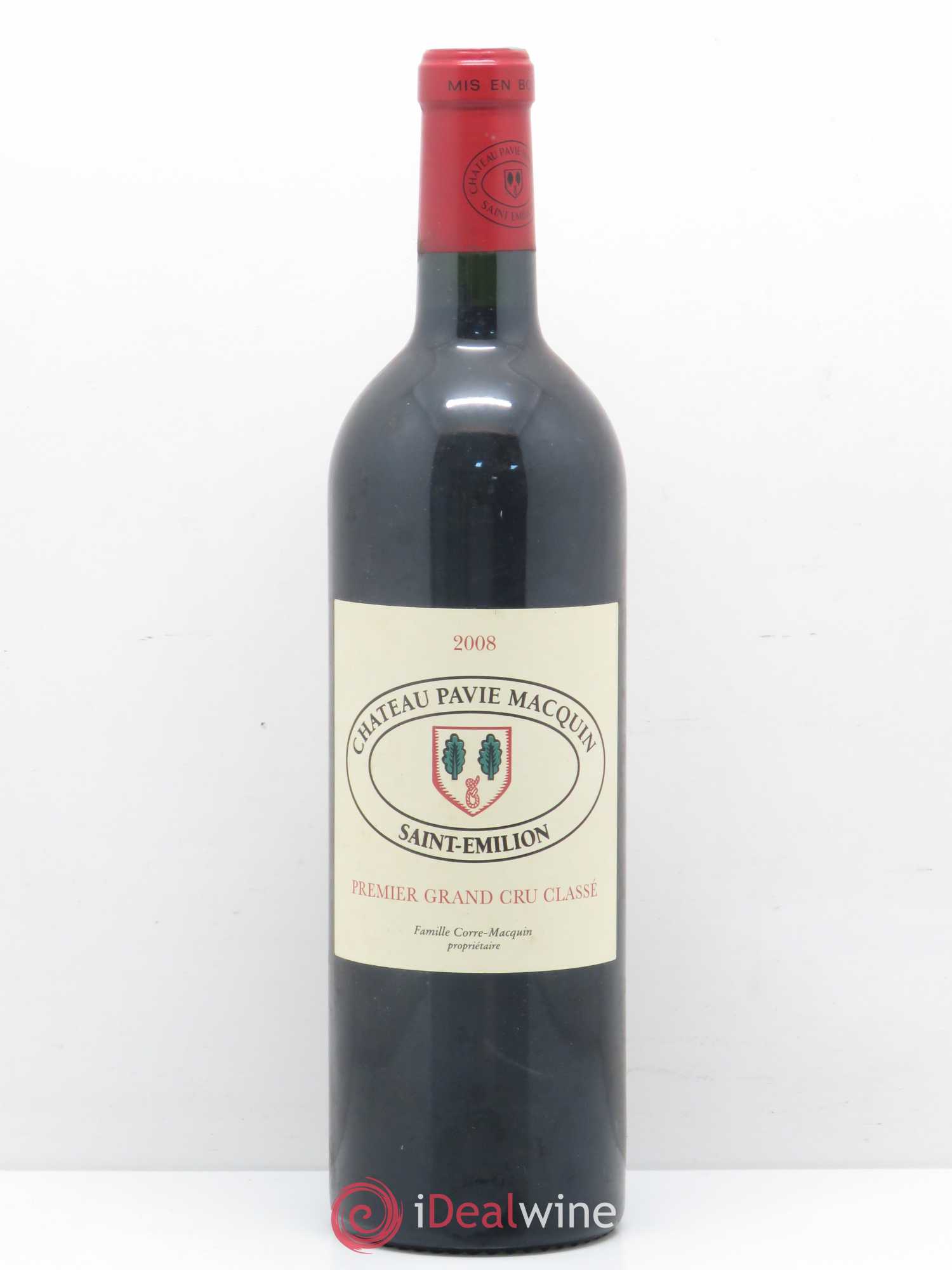 Château Pavie Macquin 1er Grand Cru Classé B 2008 - Lot de 1 bouteille - 0