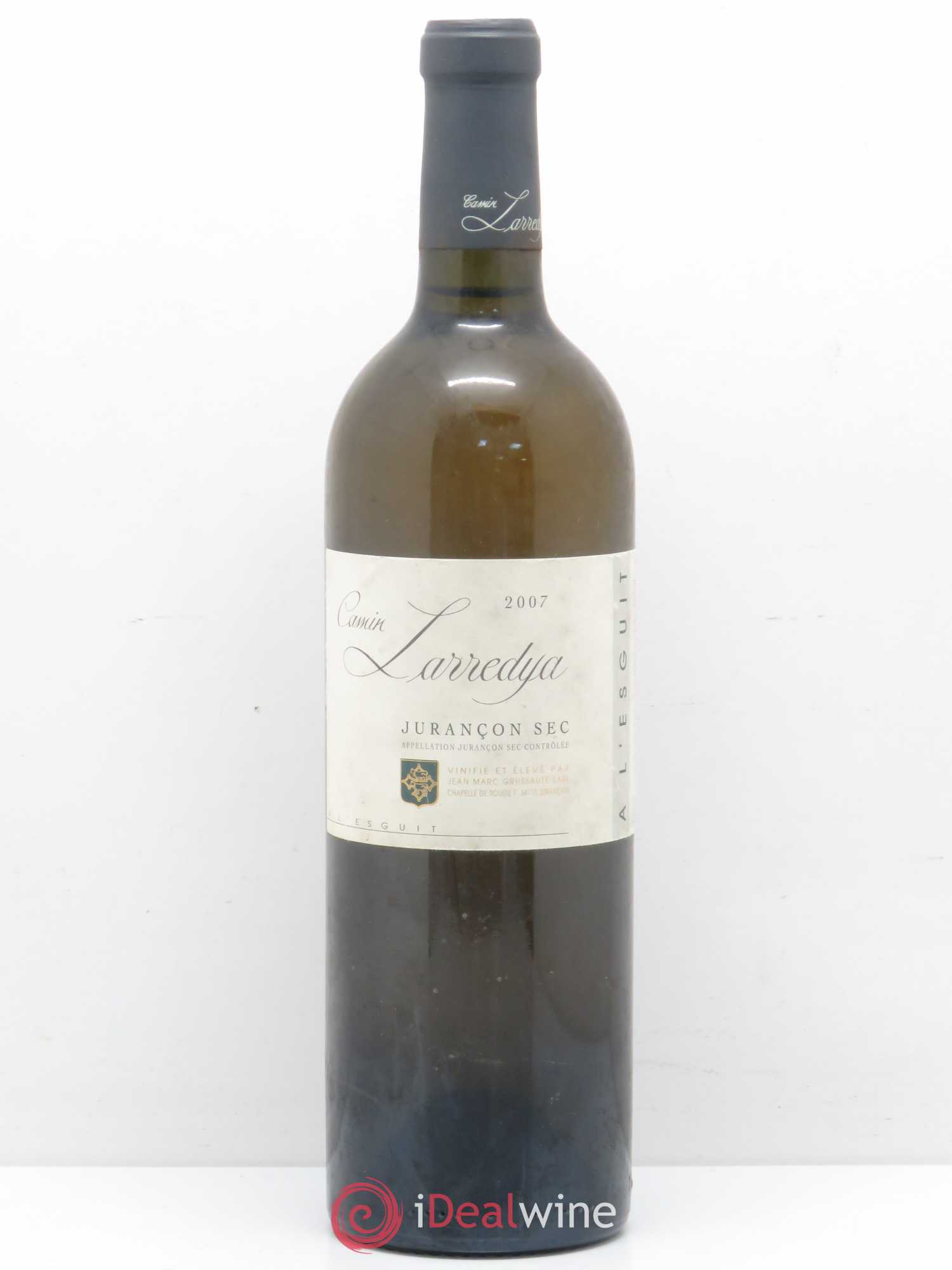 Jurançon A l'esguit Camin Larredya 2007 - Posten von 1 Flasche - 0