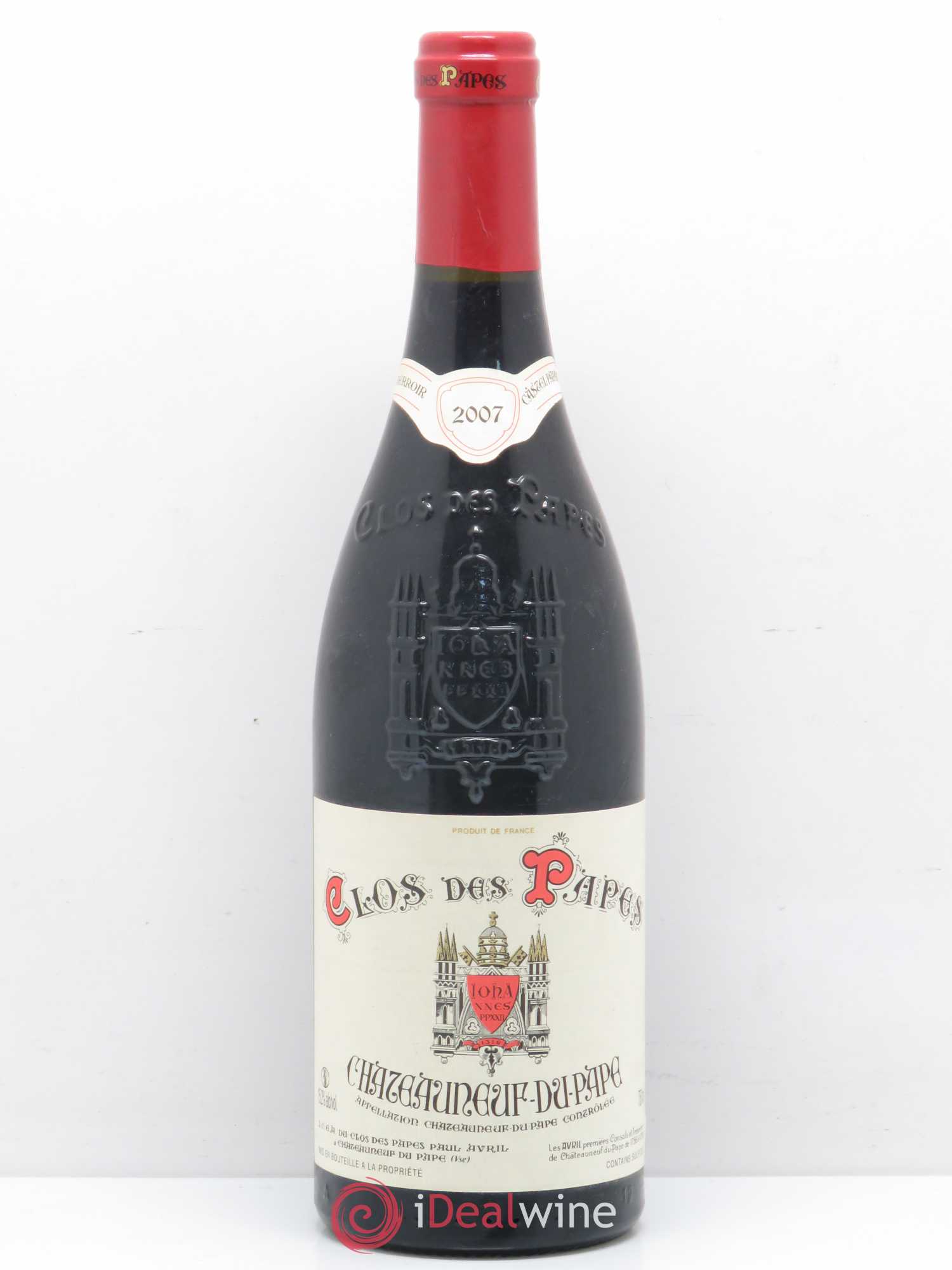 Châteauneuf-du-Pape Clos des Papes - Paul Avril 2007 - Lot de 1 bouteille - 0