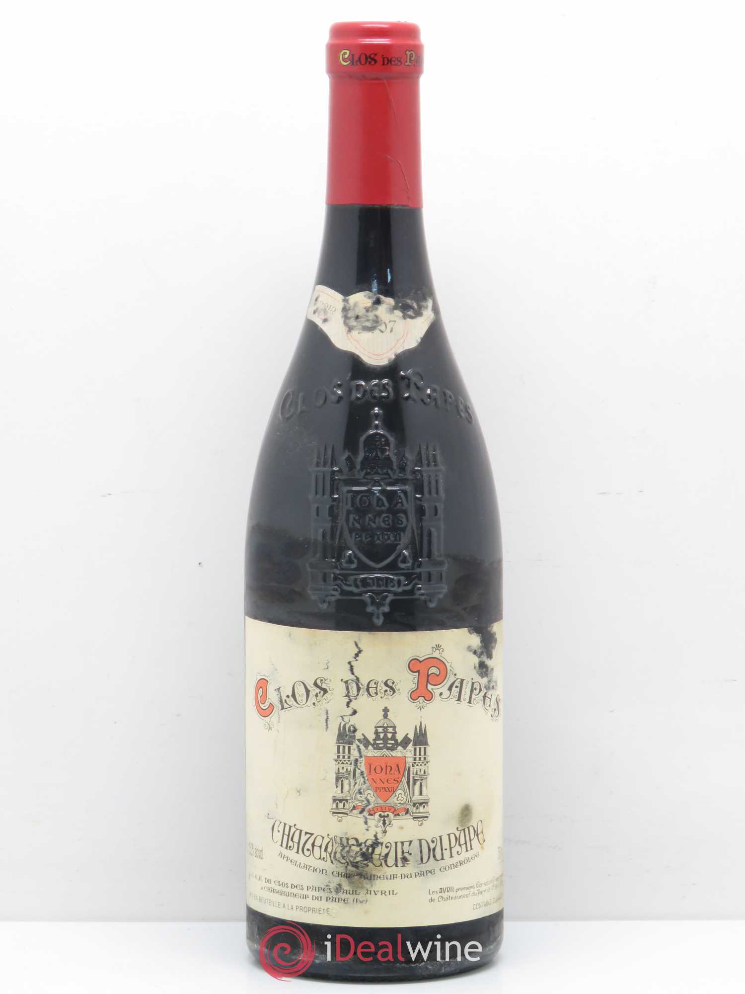Châteauneuf-du-Pape Clos des Papes - Paul Avril 2007 - Lot de 1 bouteille - 0