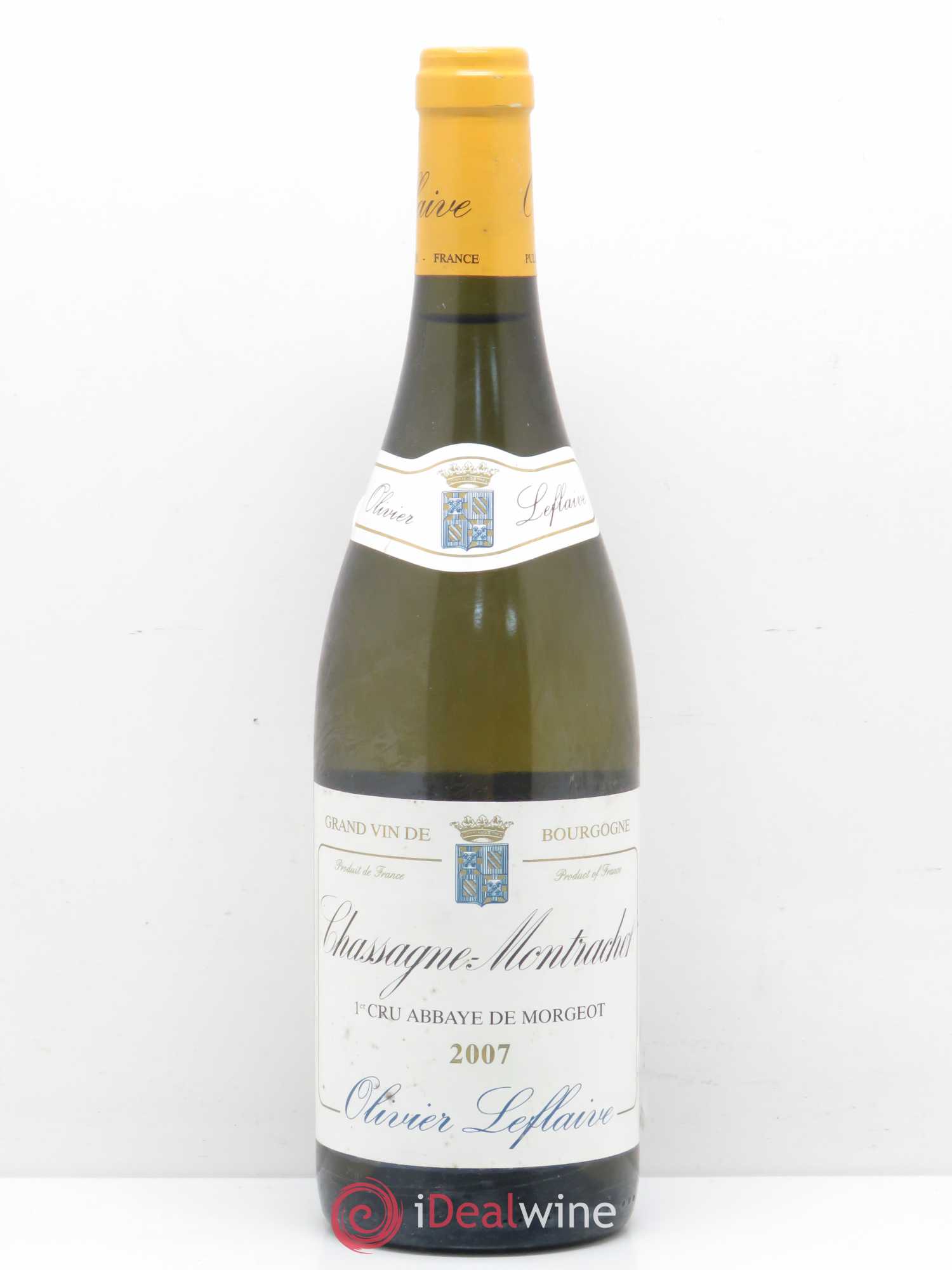 Chassagne-Montrachet 1er Cru Abbaye de Morgeot Olivier Leflaive 2007 - Posten von 1 Flasche - 0