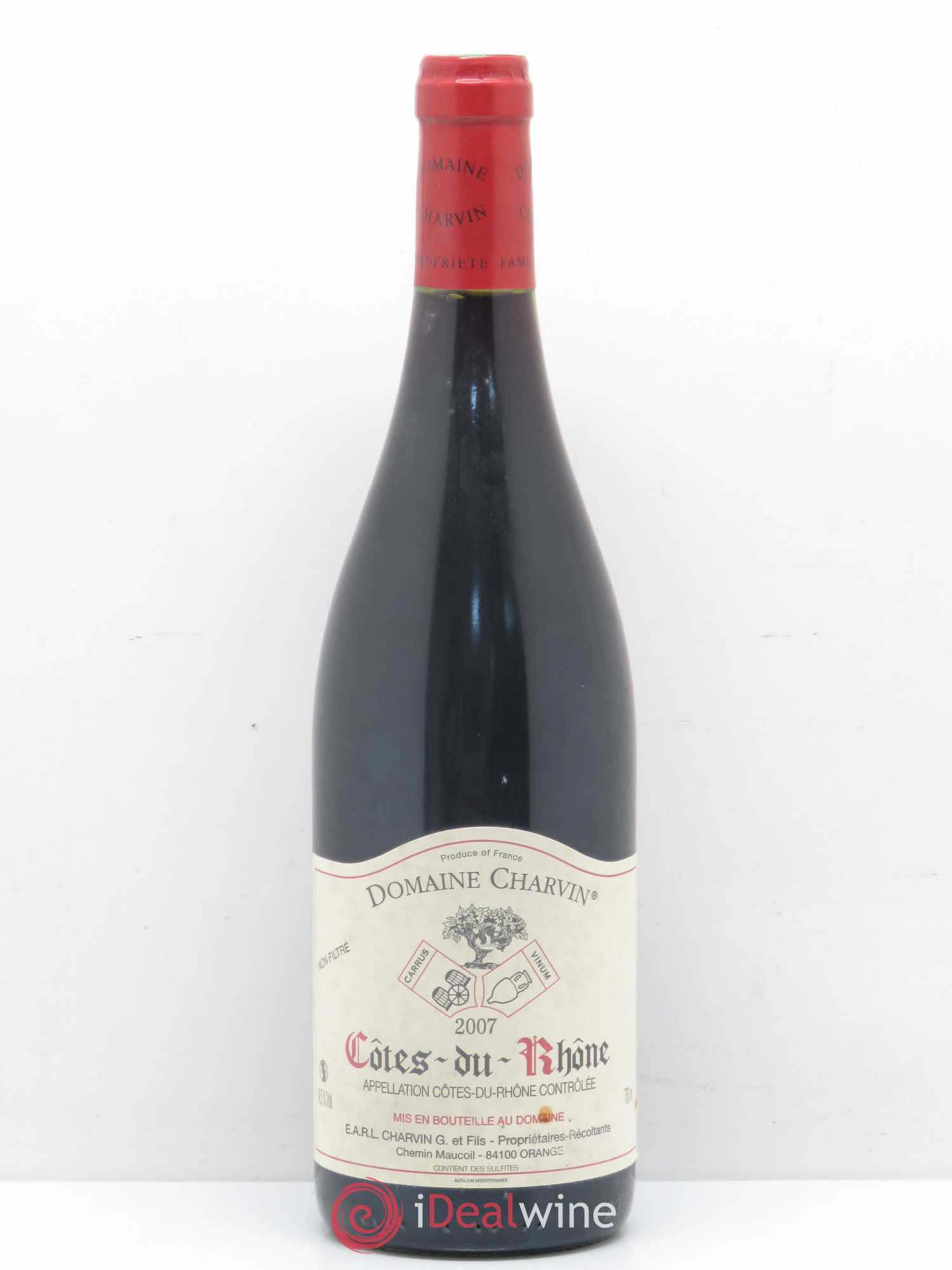 Côtes-du-Rhône Charvin (Domaine) 2007 - Lot de 1 bouteille - 0