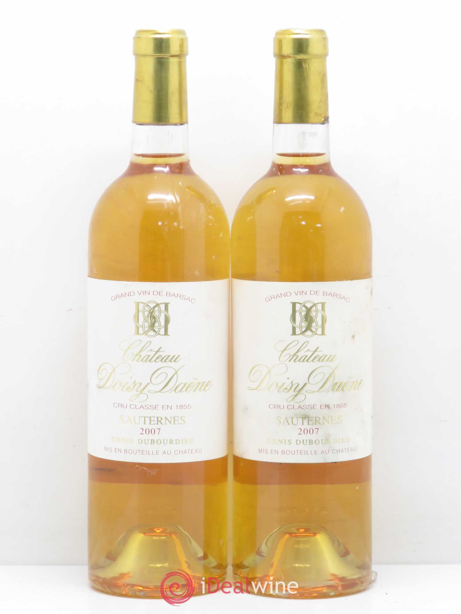 Château Doisy Daëne 2ème Grand Cru Classé 2007 - Lotto di 2 bottiglie - 0