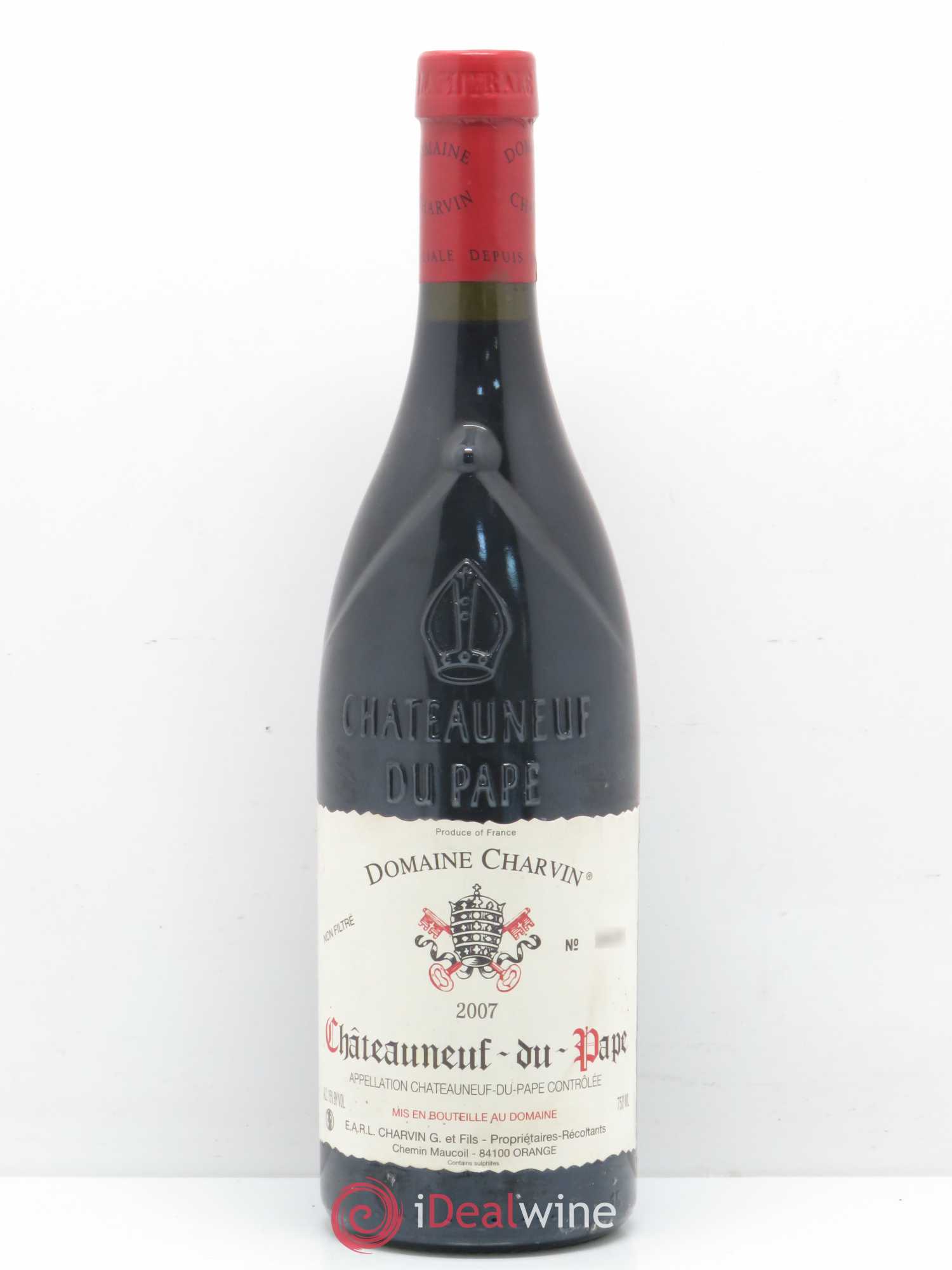 Châteauneuf-du-Pape Charvin (Domaine) 2007 - Lot de 1 bouteille - 0